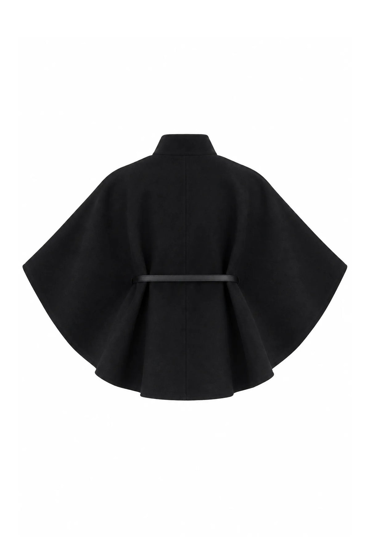 Sako mock-neck poncho