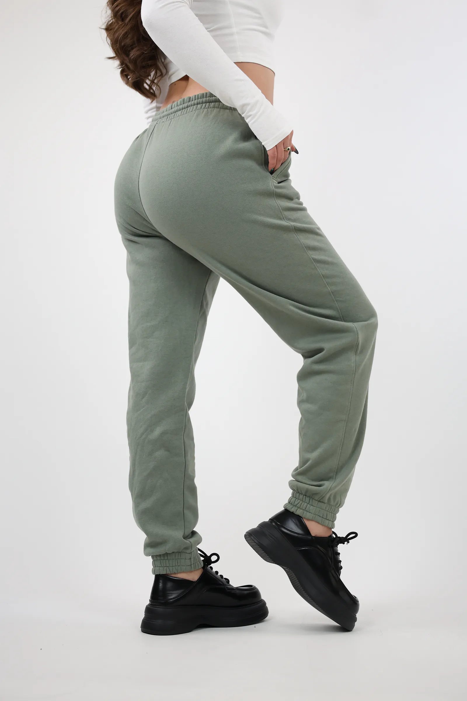 TRENERKA elastic waist fleece