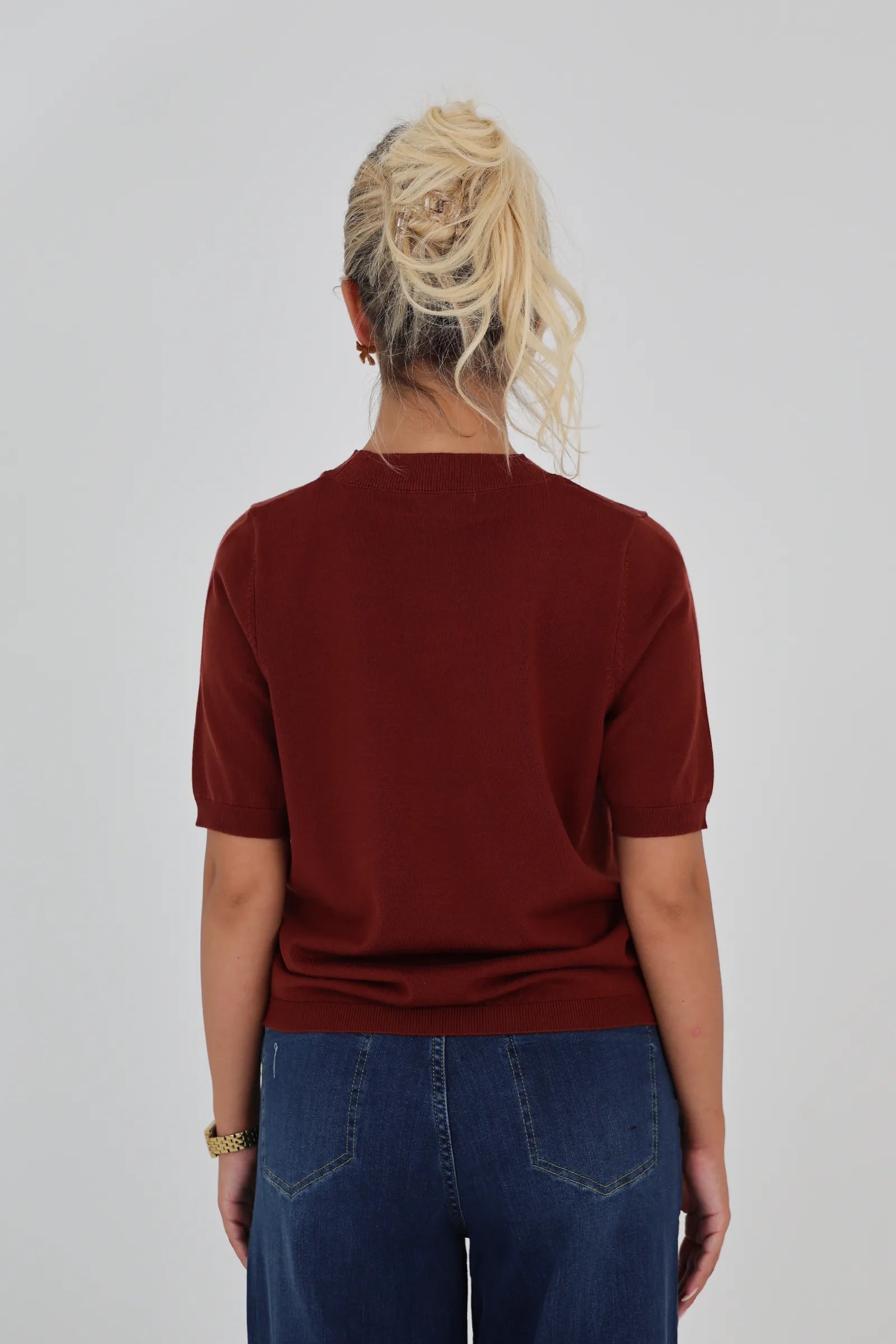 Maice knit tee