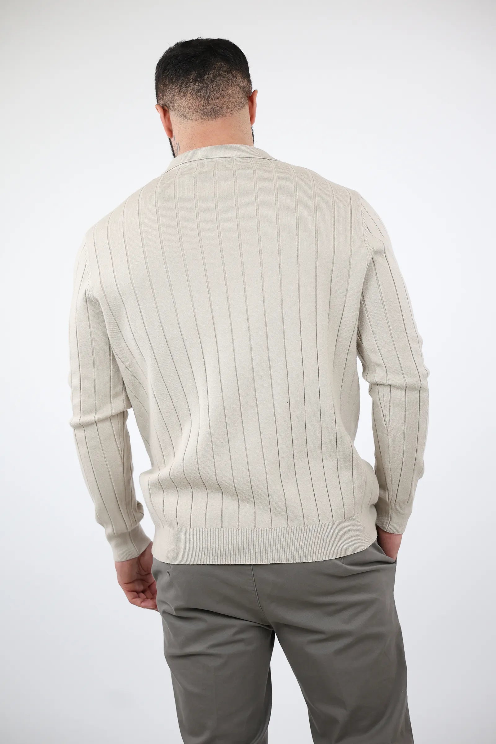 XHEMPER Textured Polo Shirt