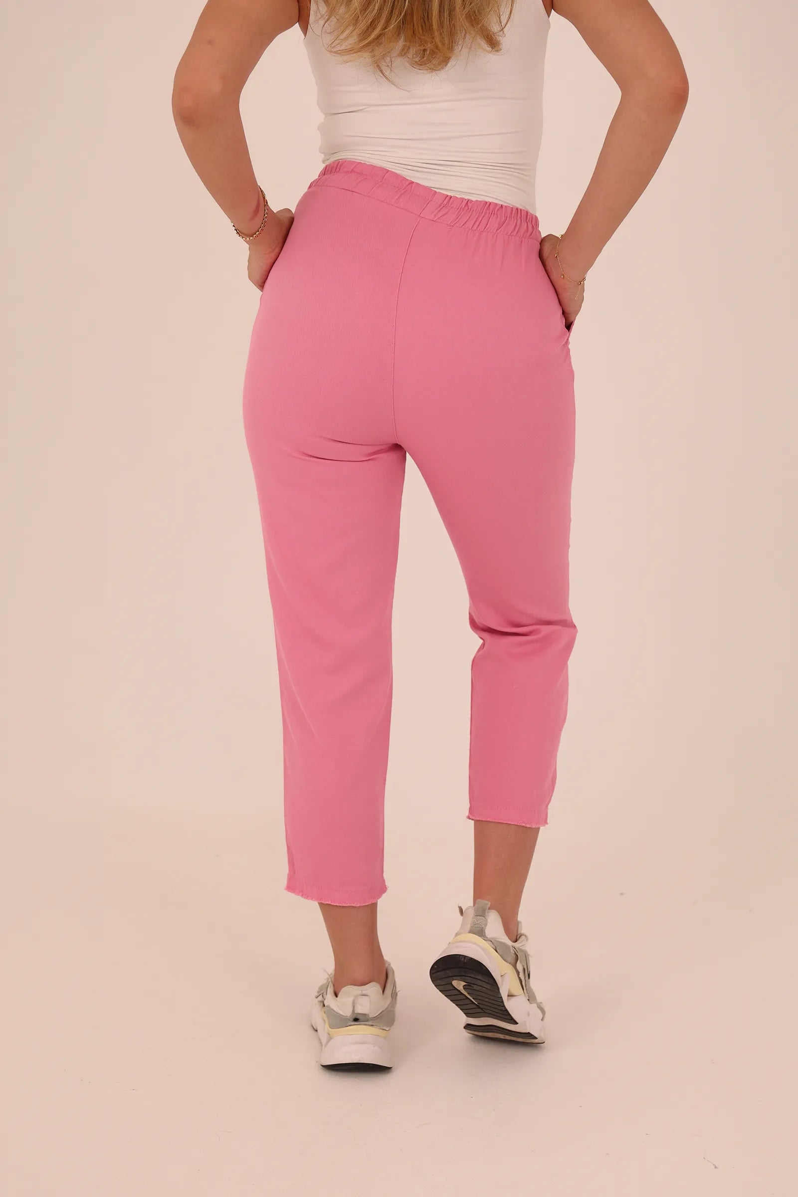 Pantallona cropped carrot