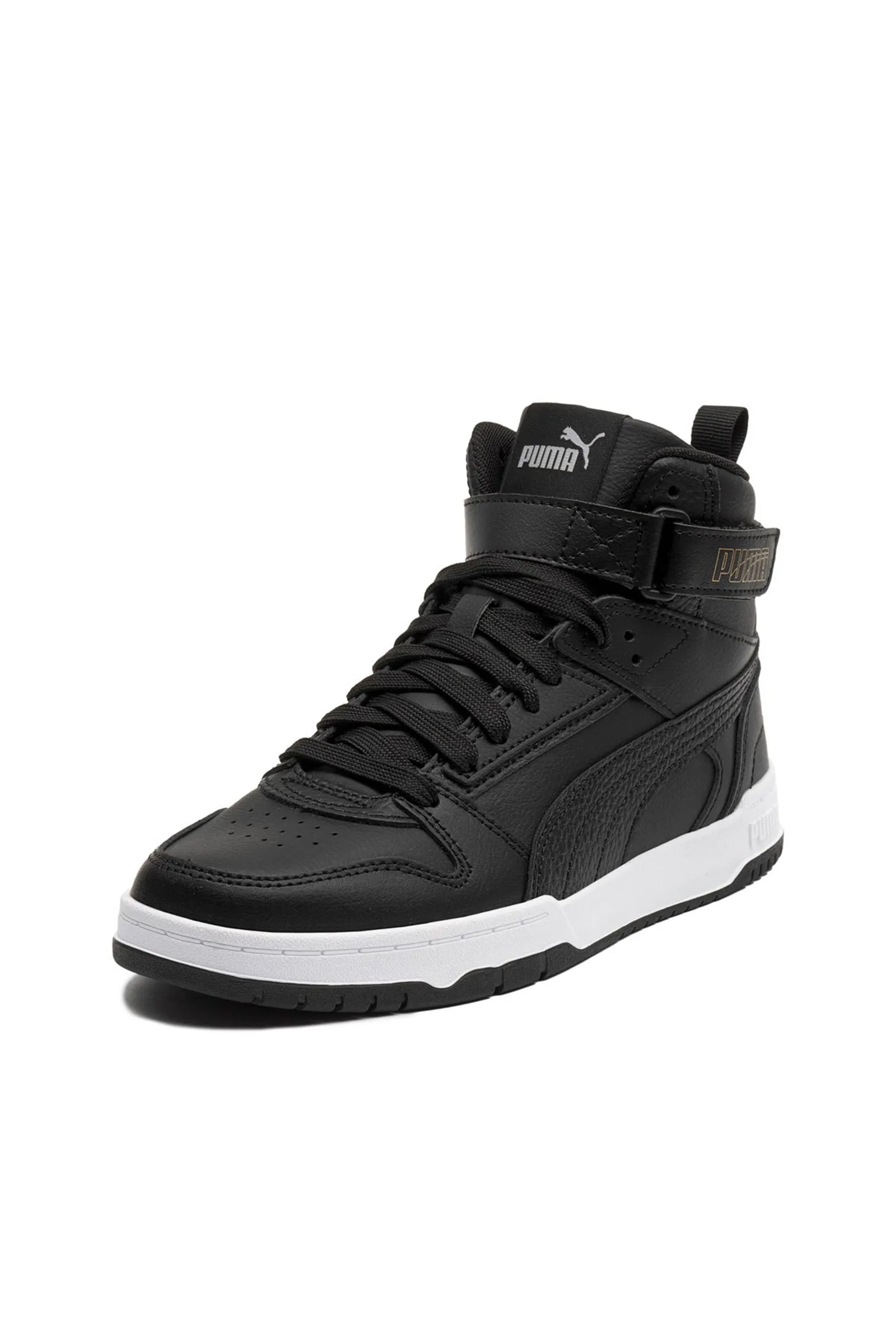 PUMA Mid Shoes RBD Game Sneaker Black-Team Gold 386172-03