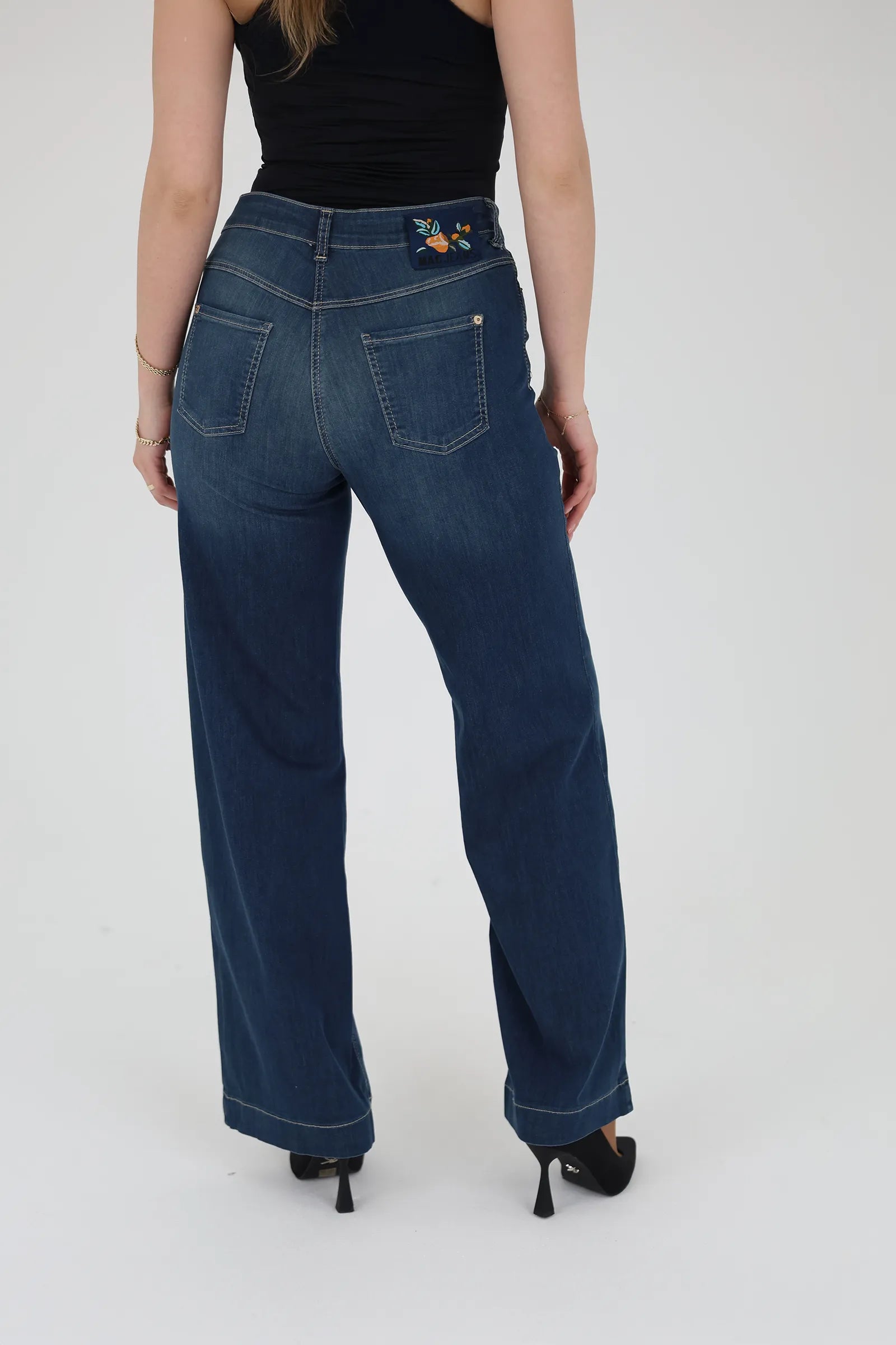 Farmerka high waisted flare