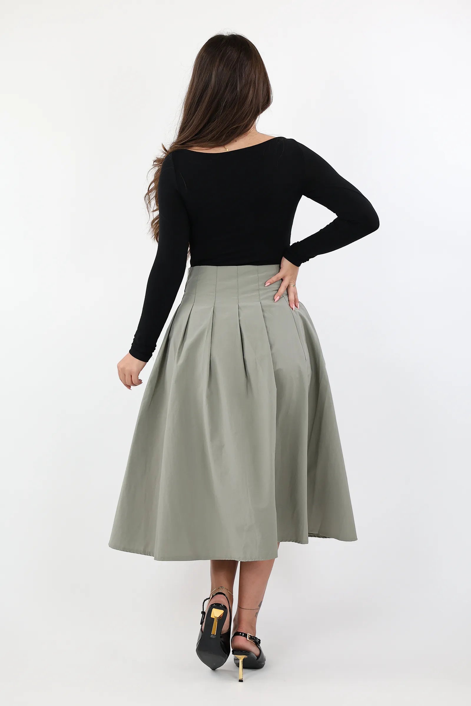 FUND PLEATED BELT
