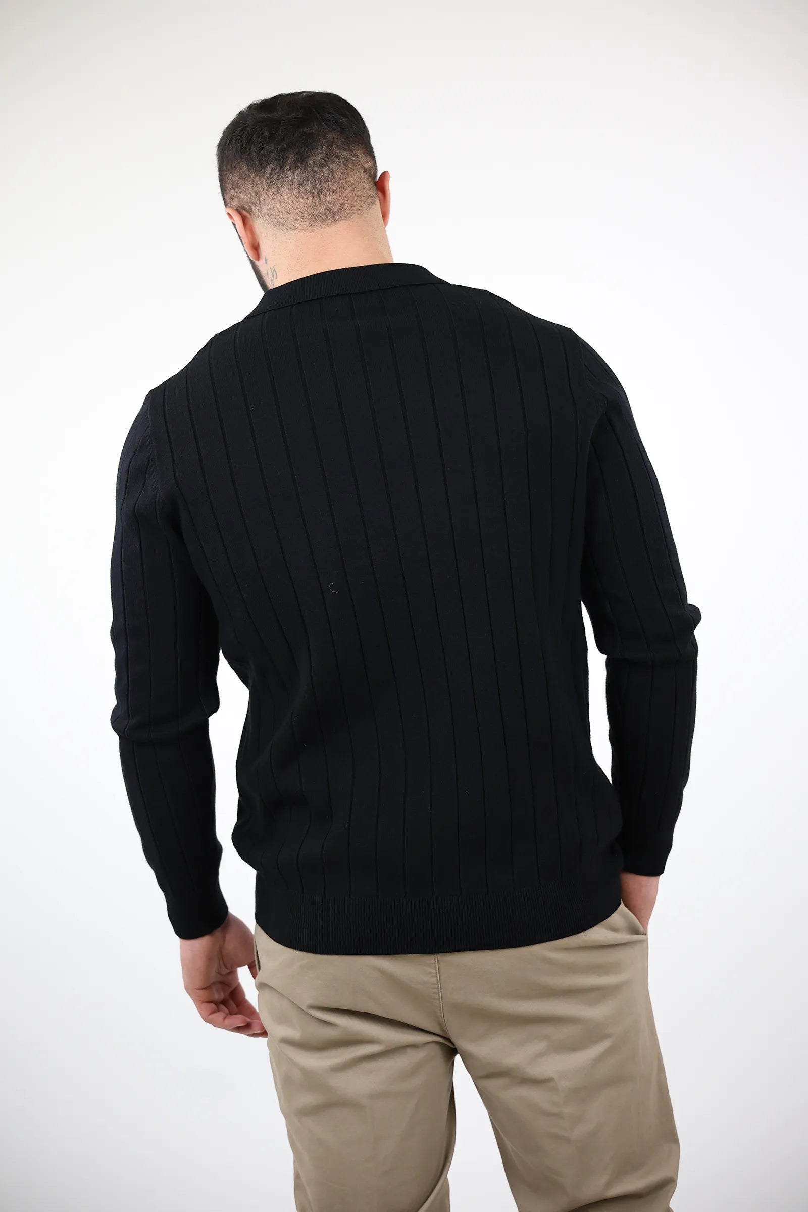 XHEMPER Textured Polo Shirt