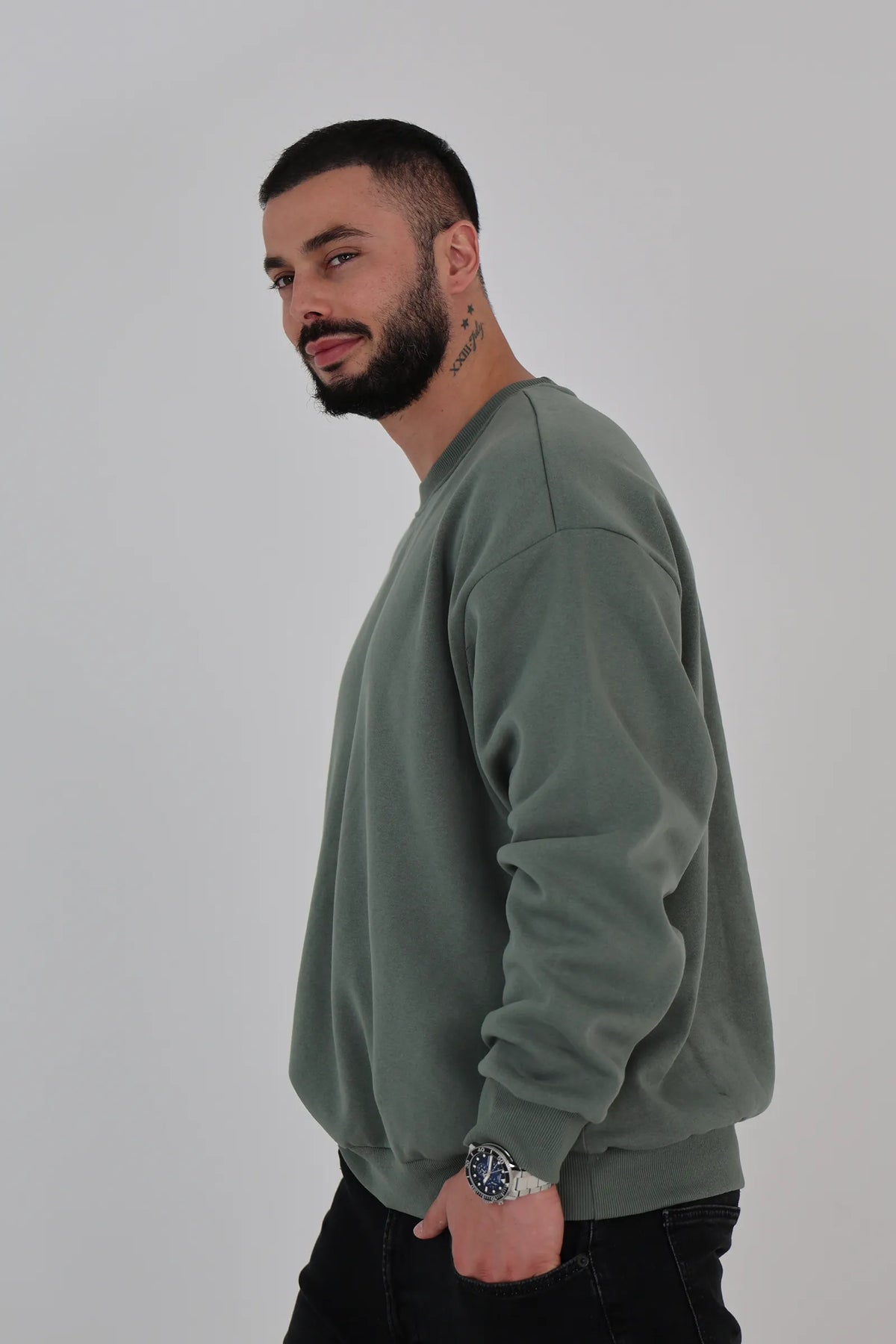 Duks  ribbed cuffs and hem