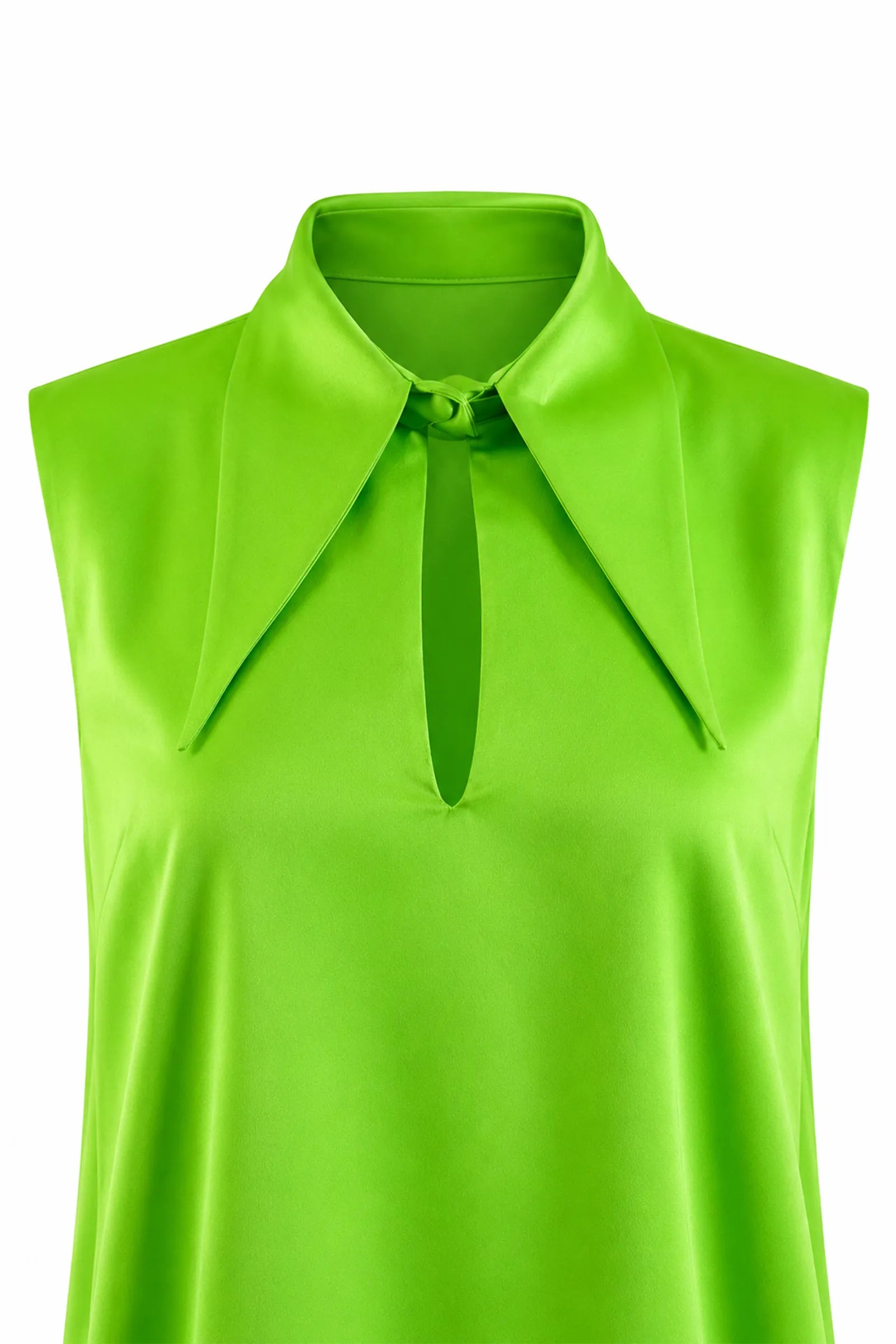 Fustan satin fringe