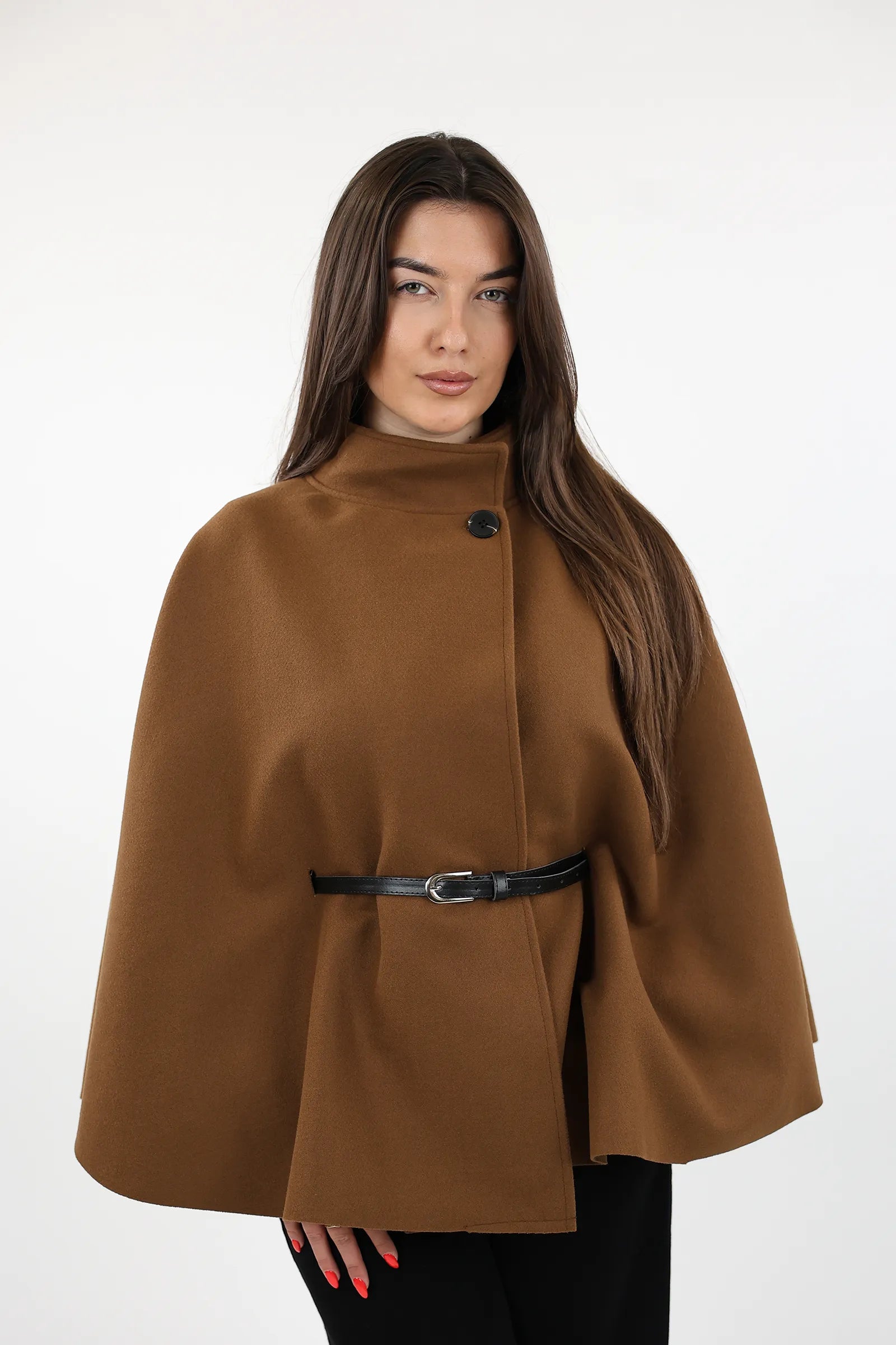 PALLTO BELTED PONCHO