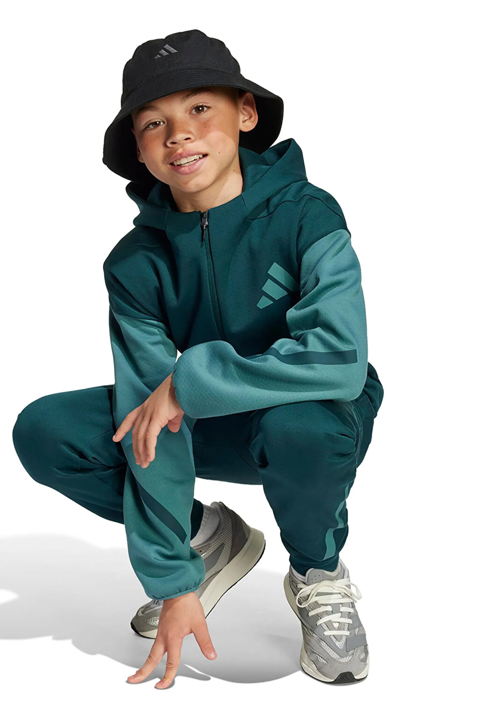 DUKS ADIDAS Z.N.E FULL-ZIP COLORBLOCKED HOODIE KIDS