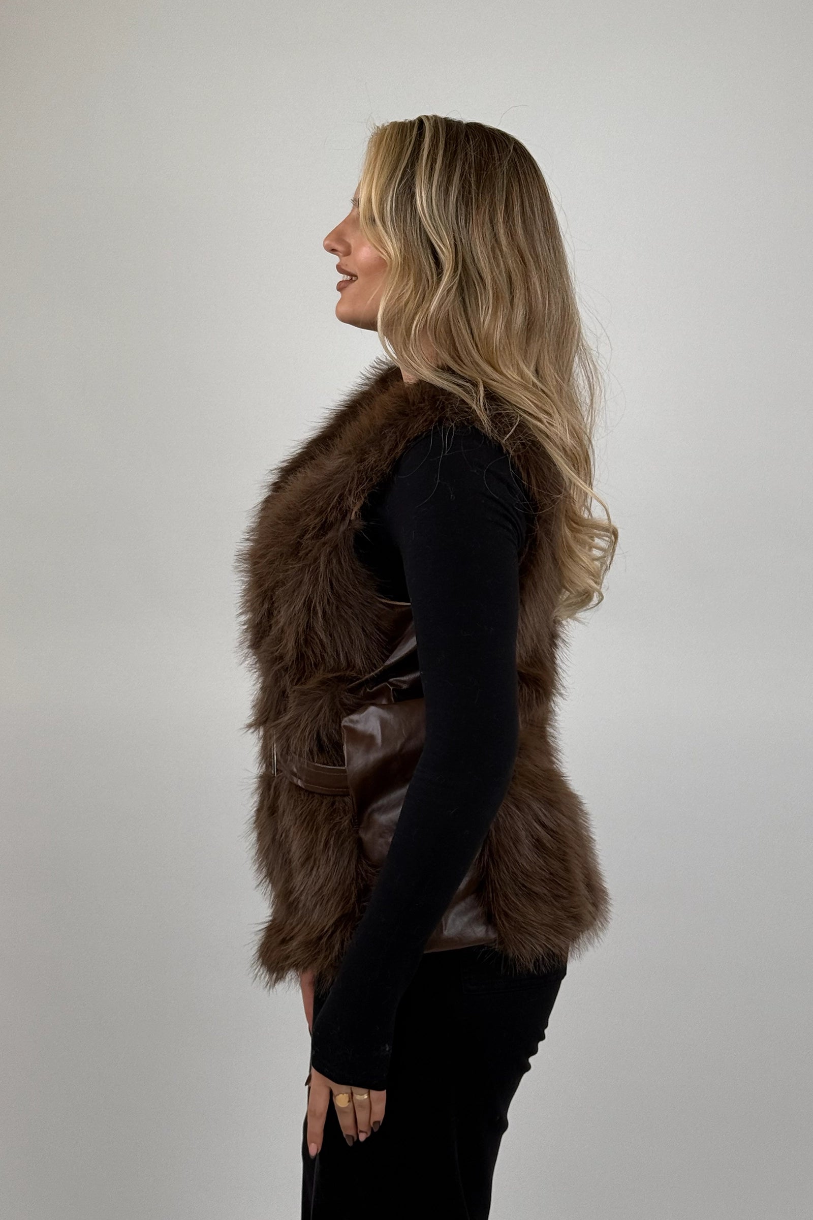 Jelek fur body warmer