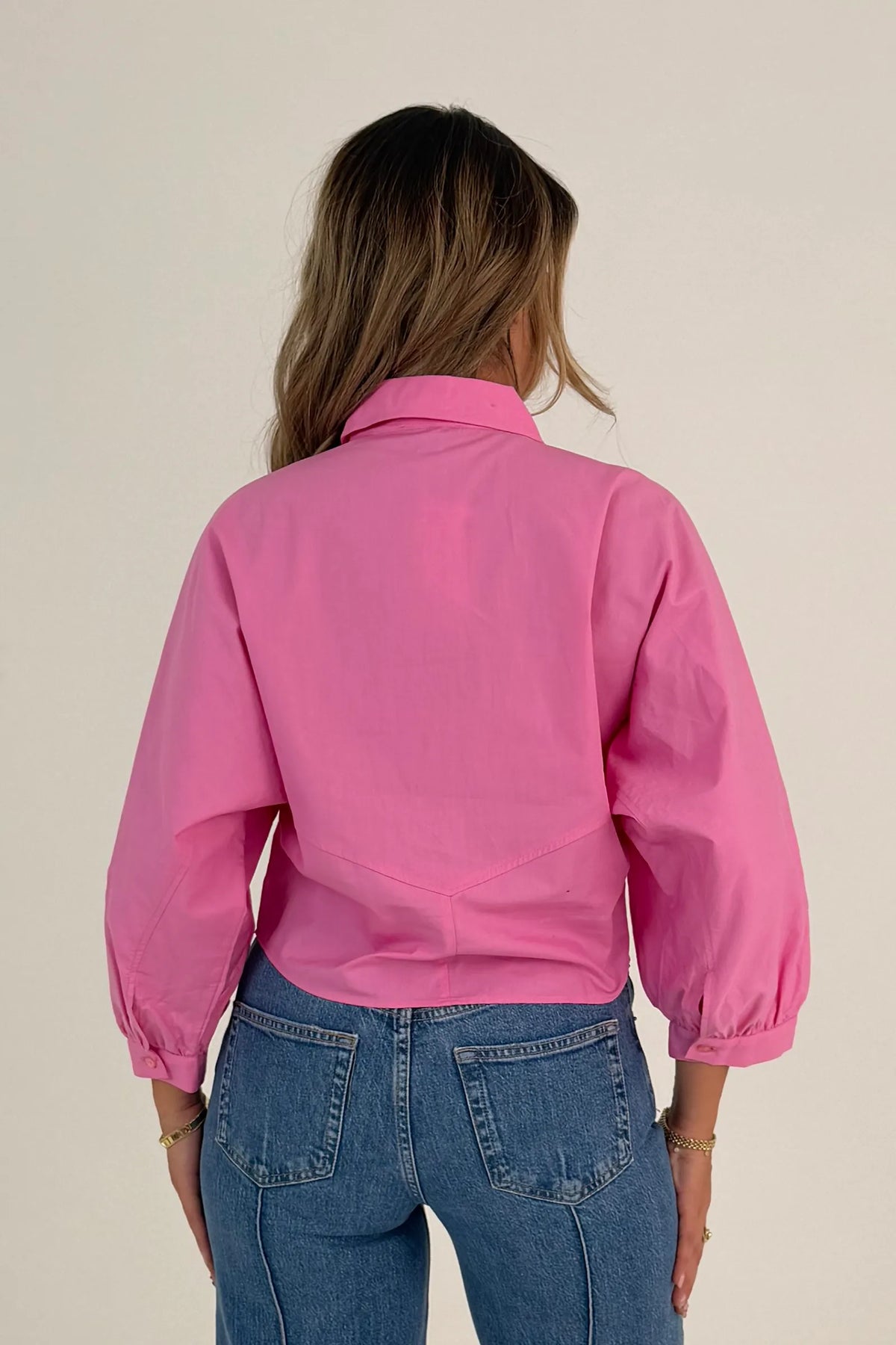 Kemishe long balloon sleeves