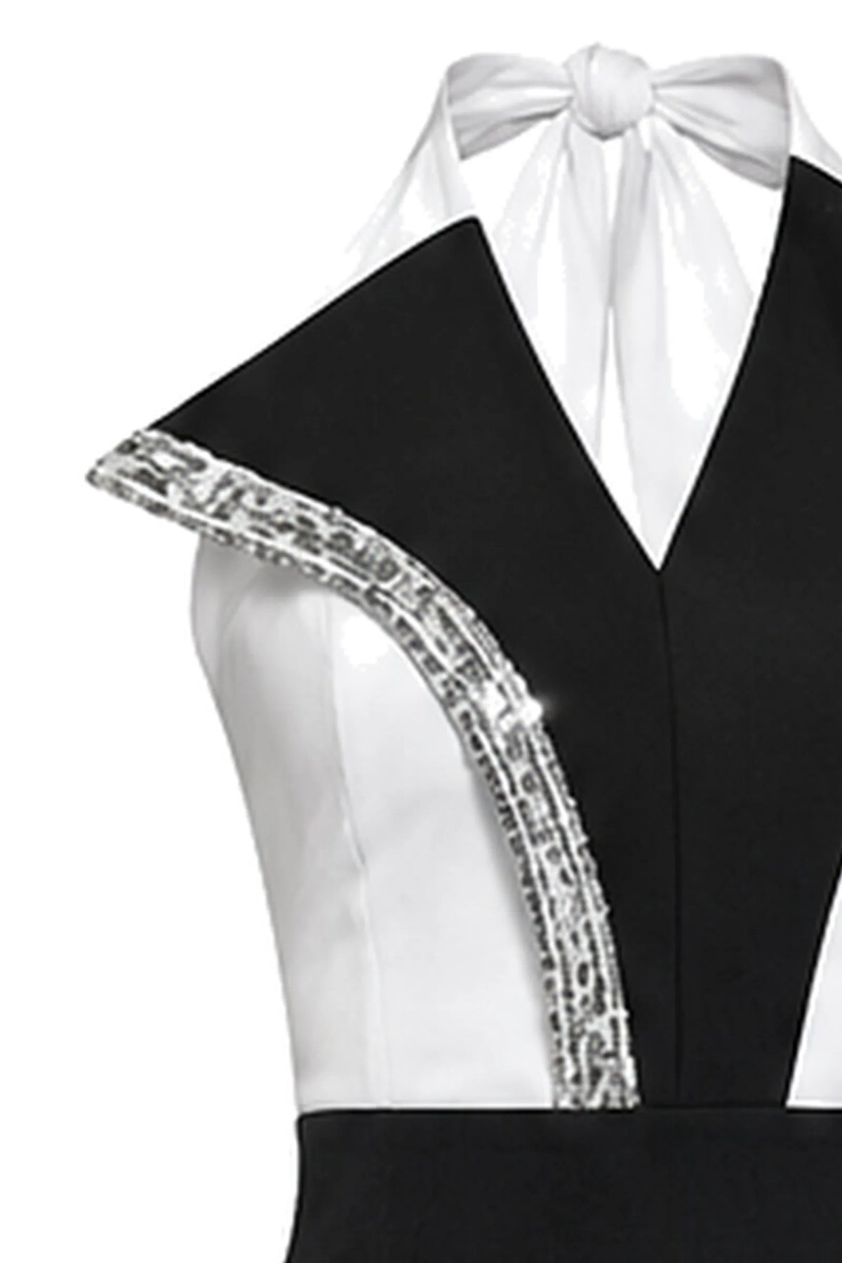 Fustan black and white