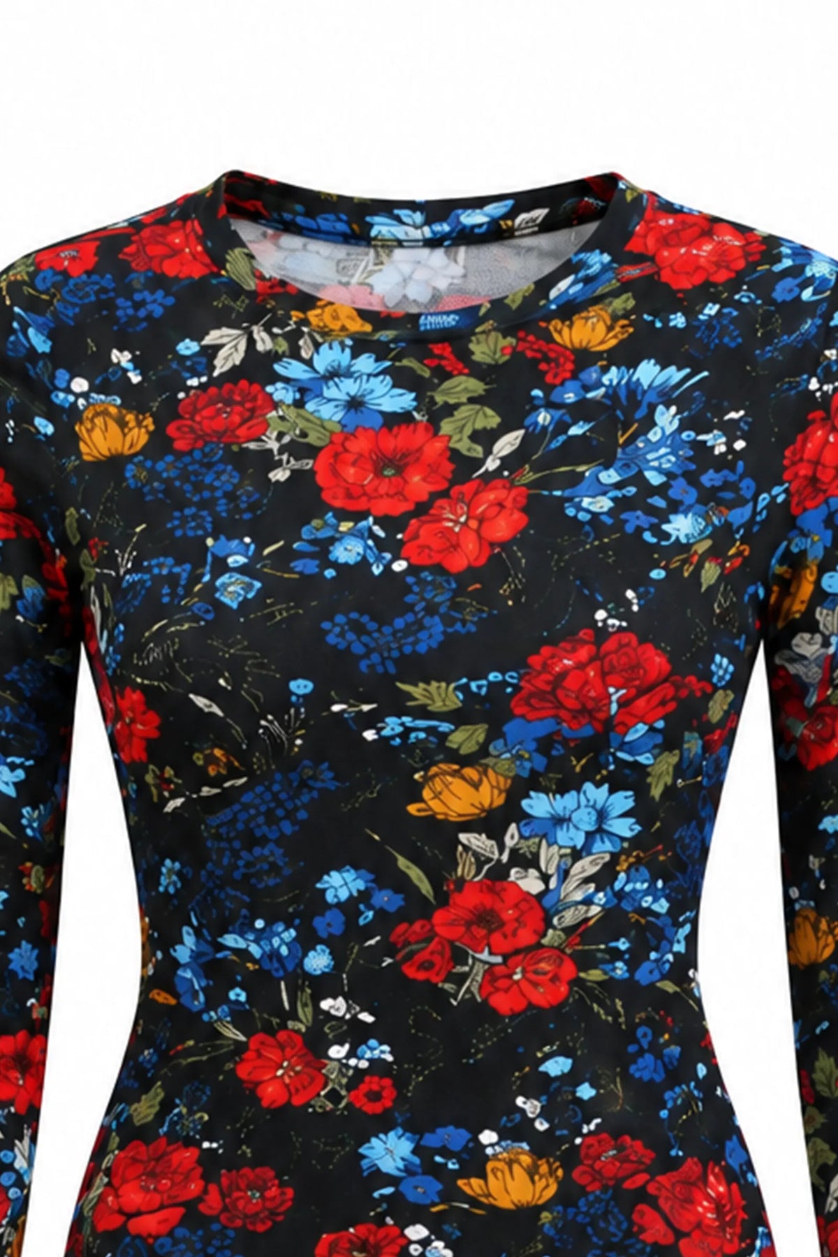 Fustan all-over vibrant floral