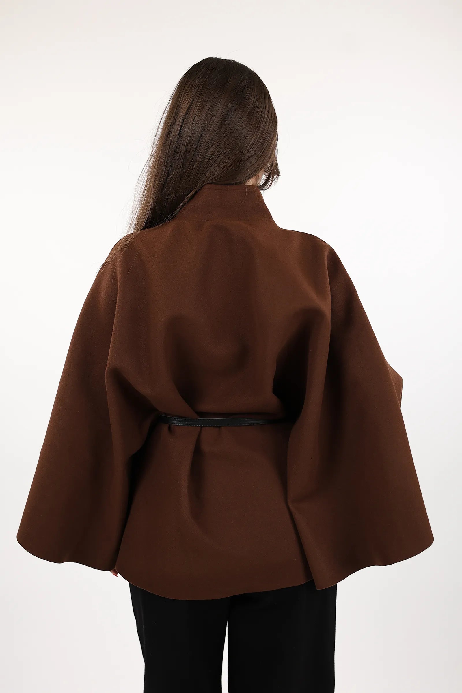 PALLTO BELTED PONCHO