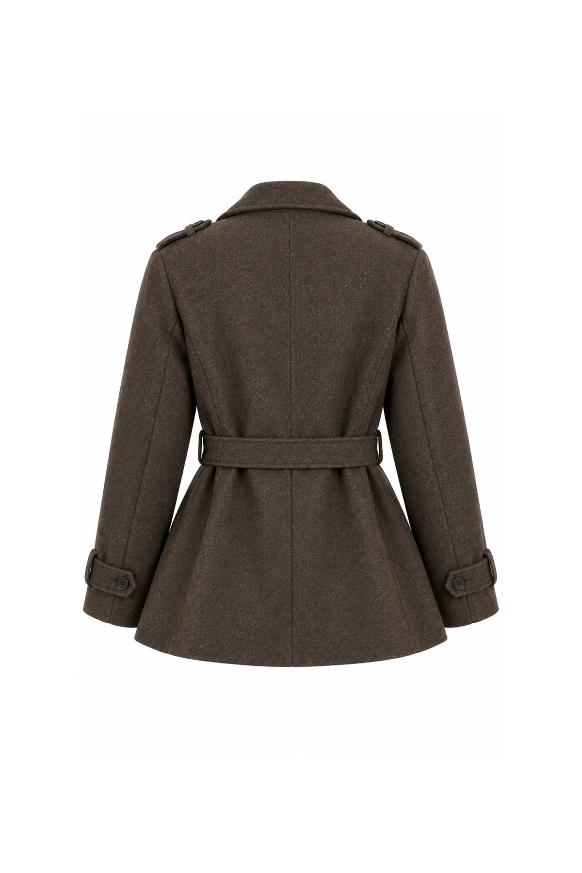 Jakne belted wool
