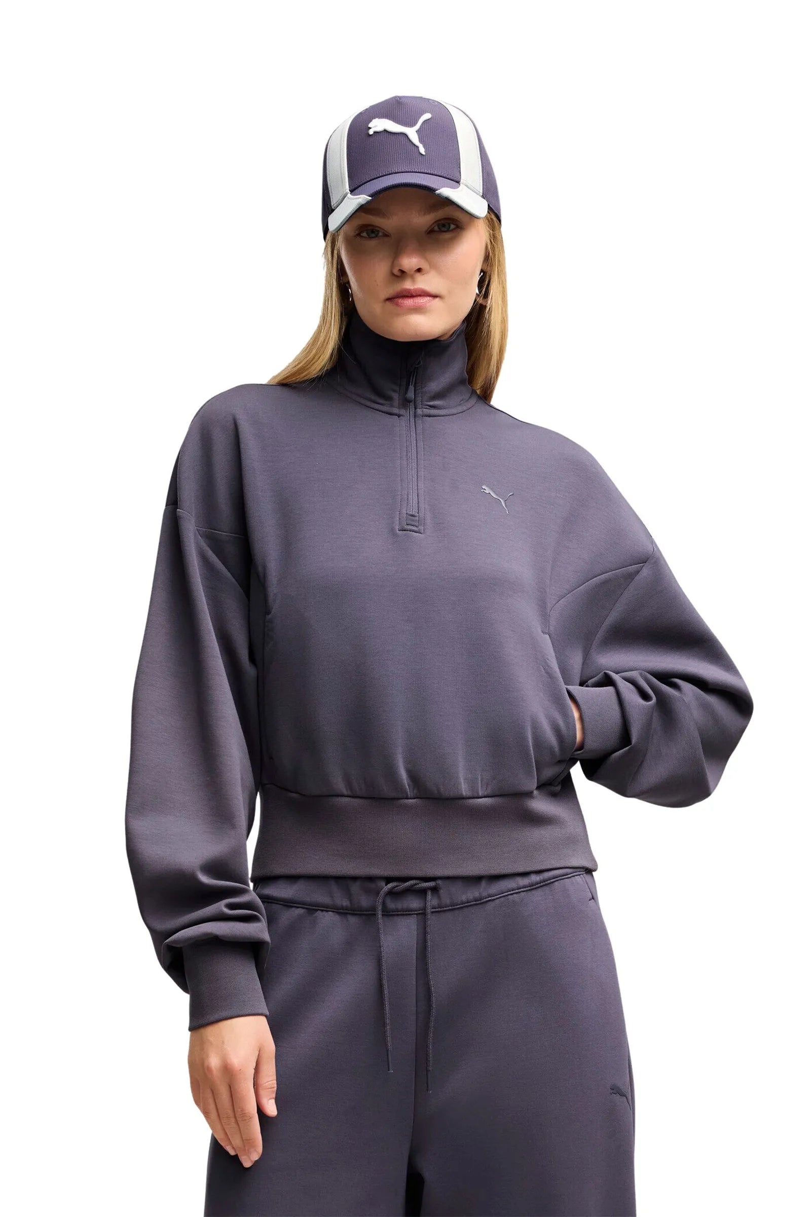 Duks pumatech sense half-zip crew inky depths 636658-35