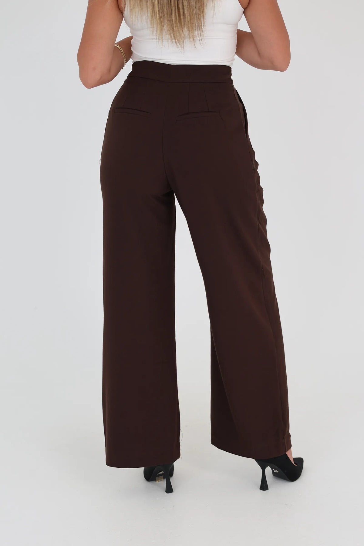 Pantallona high-waisted