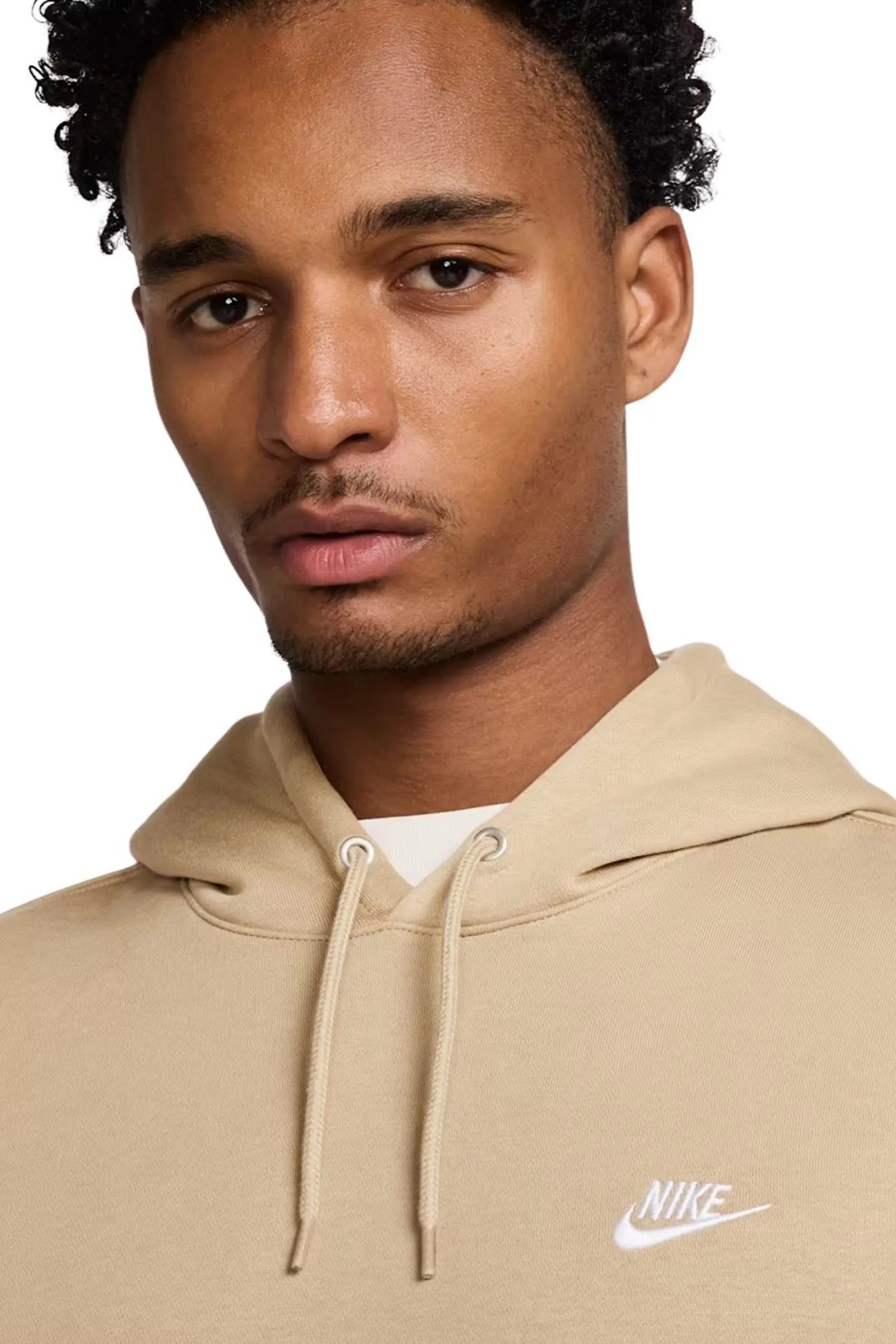 Duks nike club pullover hoodie light khaki FN3859-229