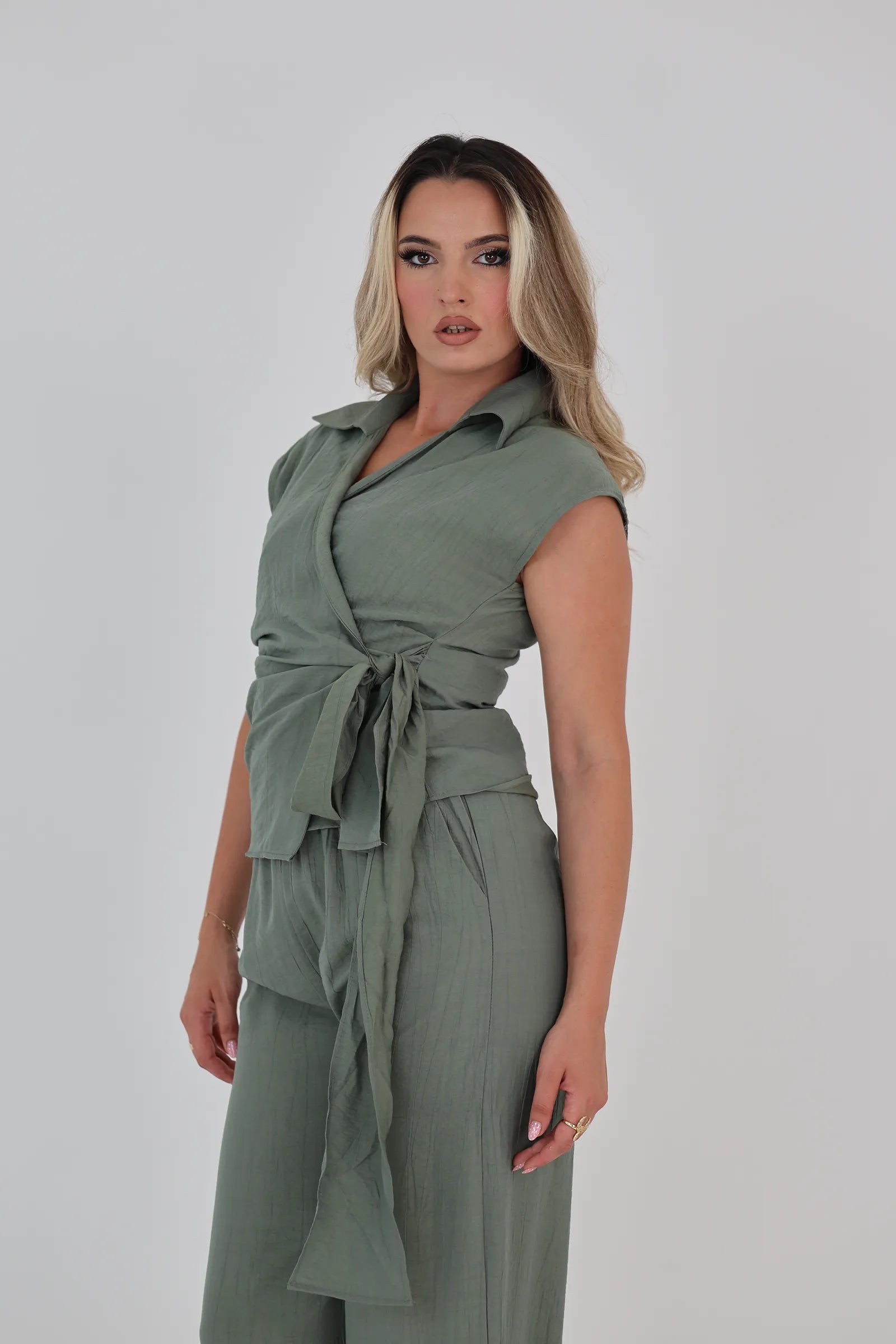 Jelek v neck side tie