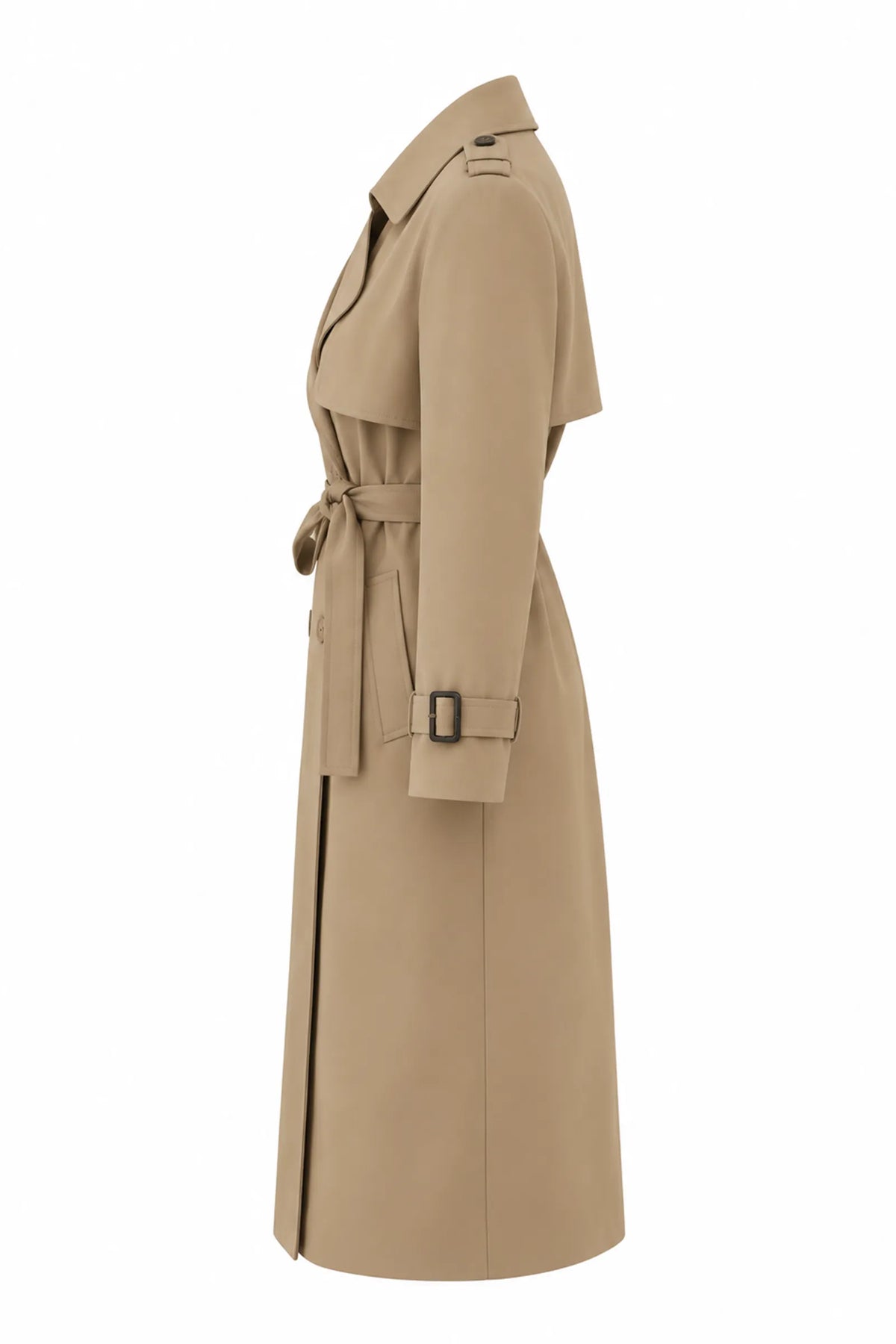 Mantil bellted trench