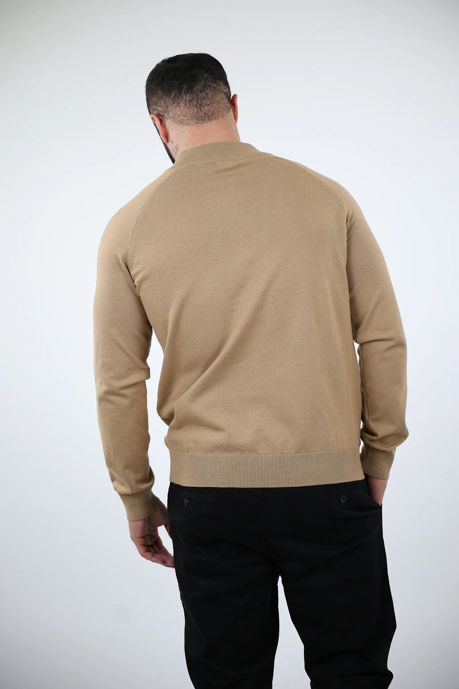 XHEMPER zip top knit