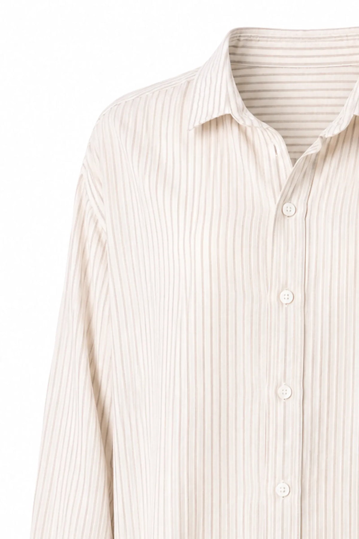 Kemishe blue and white stripe