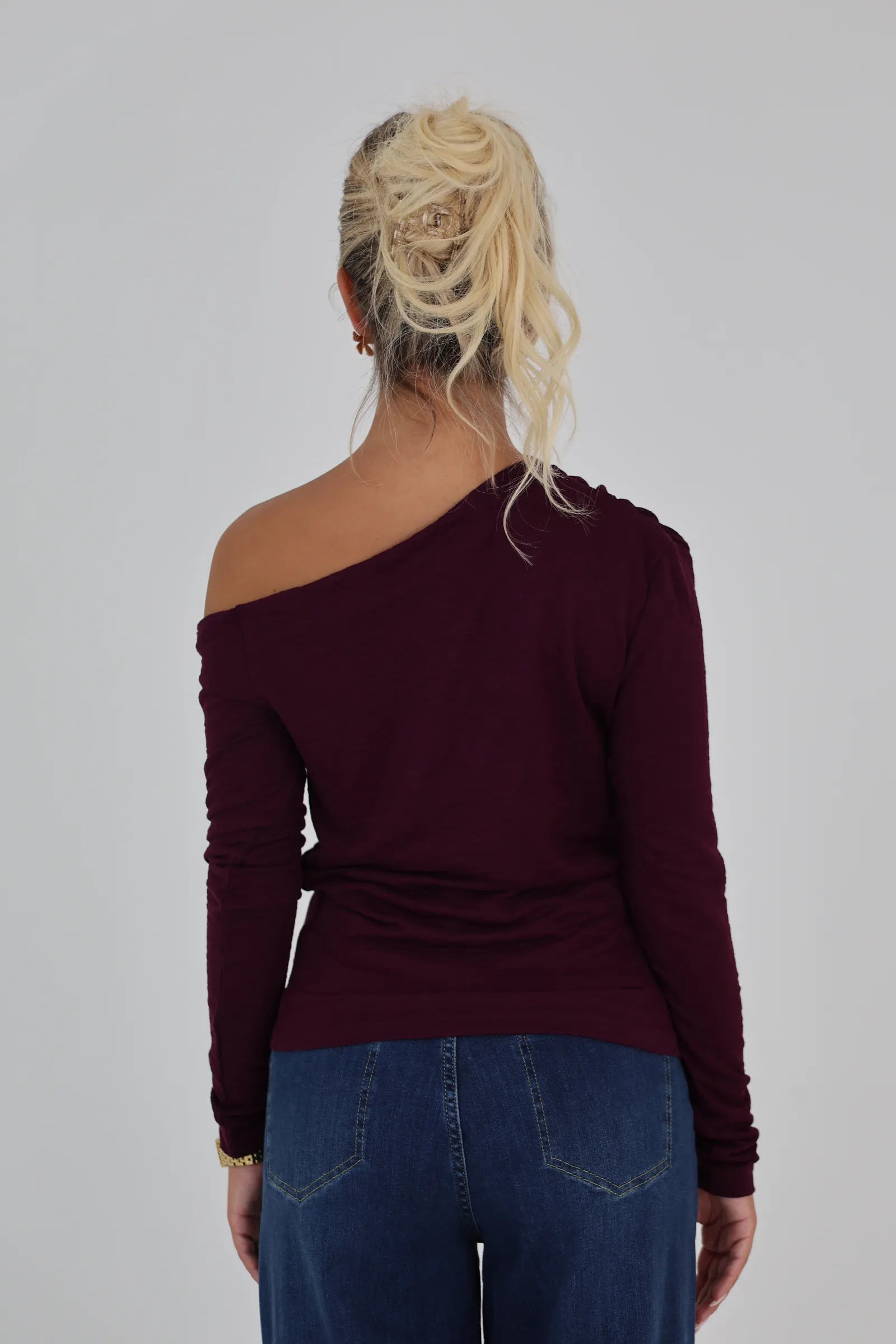 Bluze asymmetric neck