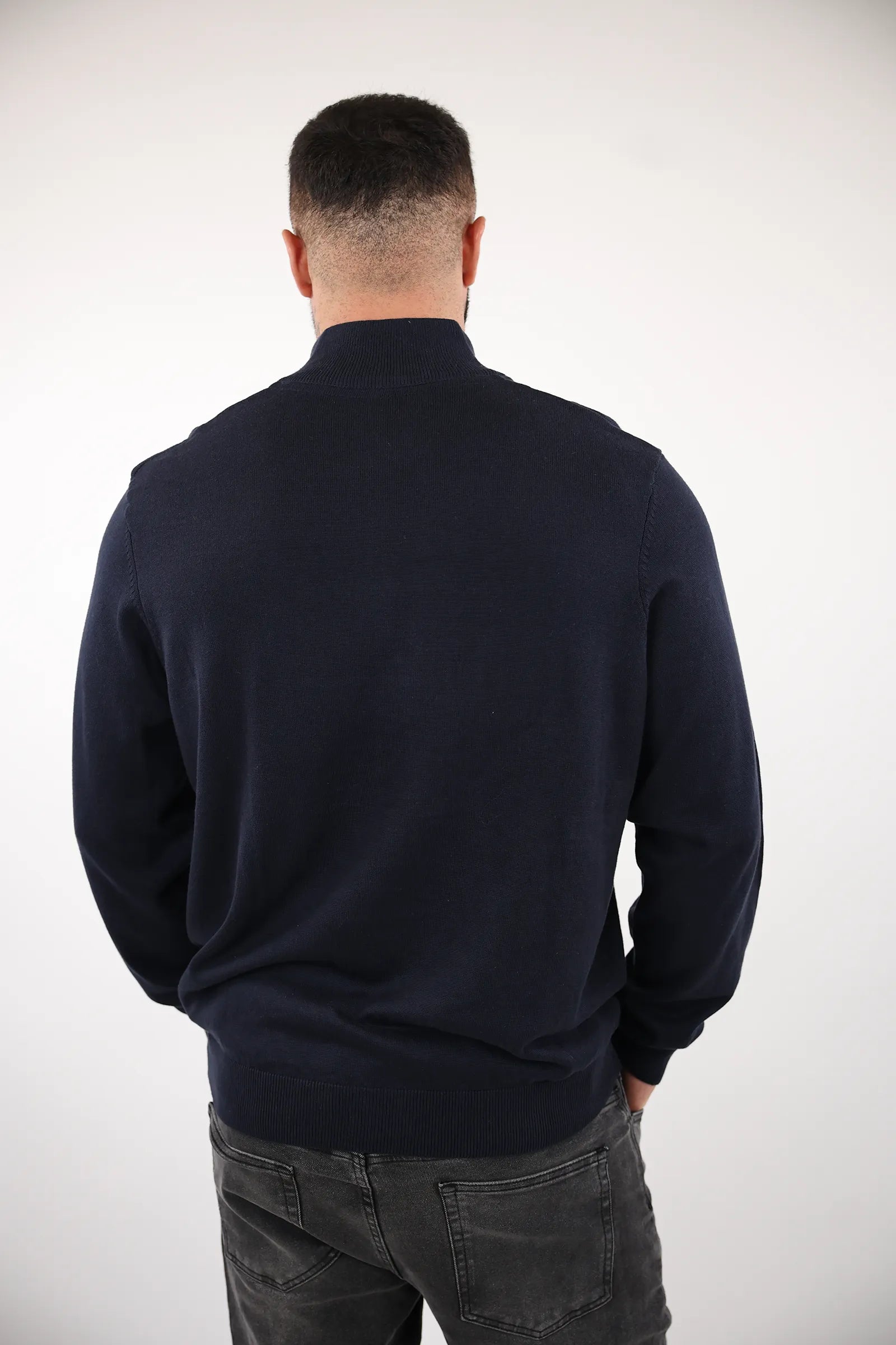 XHEMPER High Neck Zip up