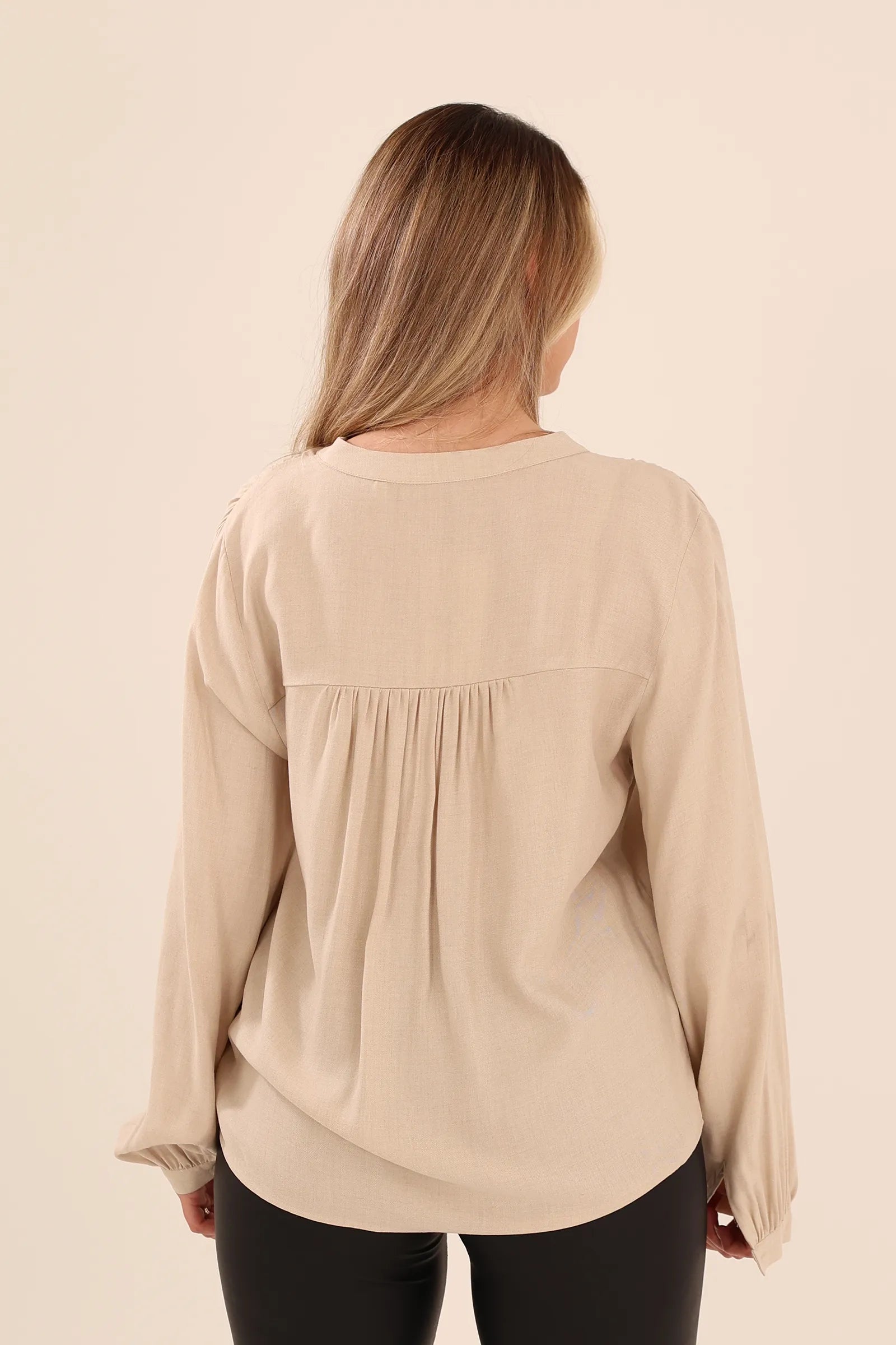 Bluze linen look top