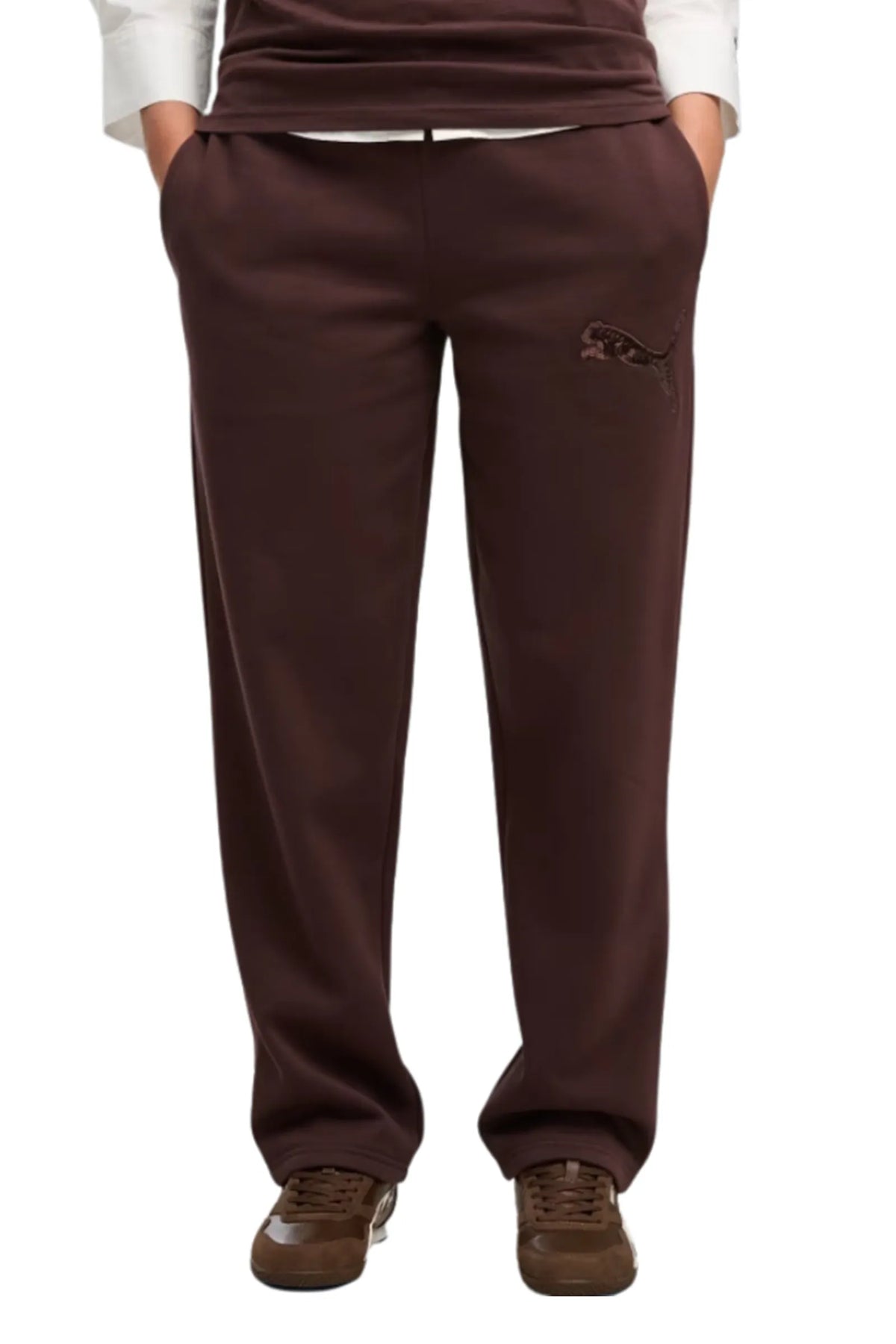 Trenerka puma essentials sequins fleece comfort pants 694578-33