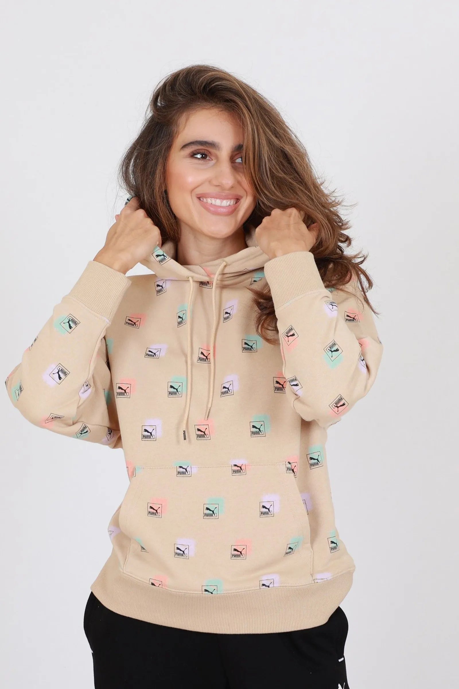 DUKS PUMA Brand love aop hoodie tr w