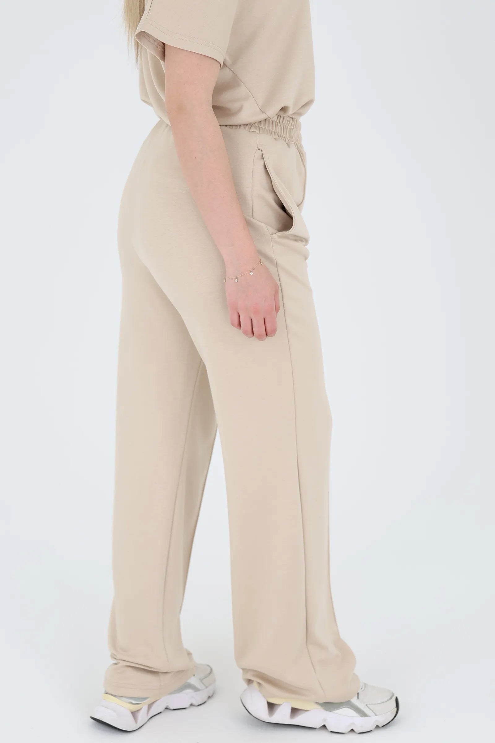 Trenerka wide leg joggers