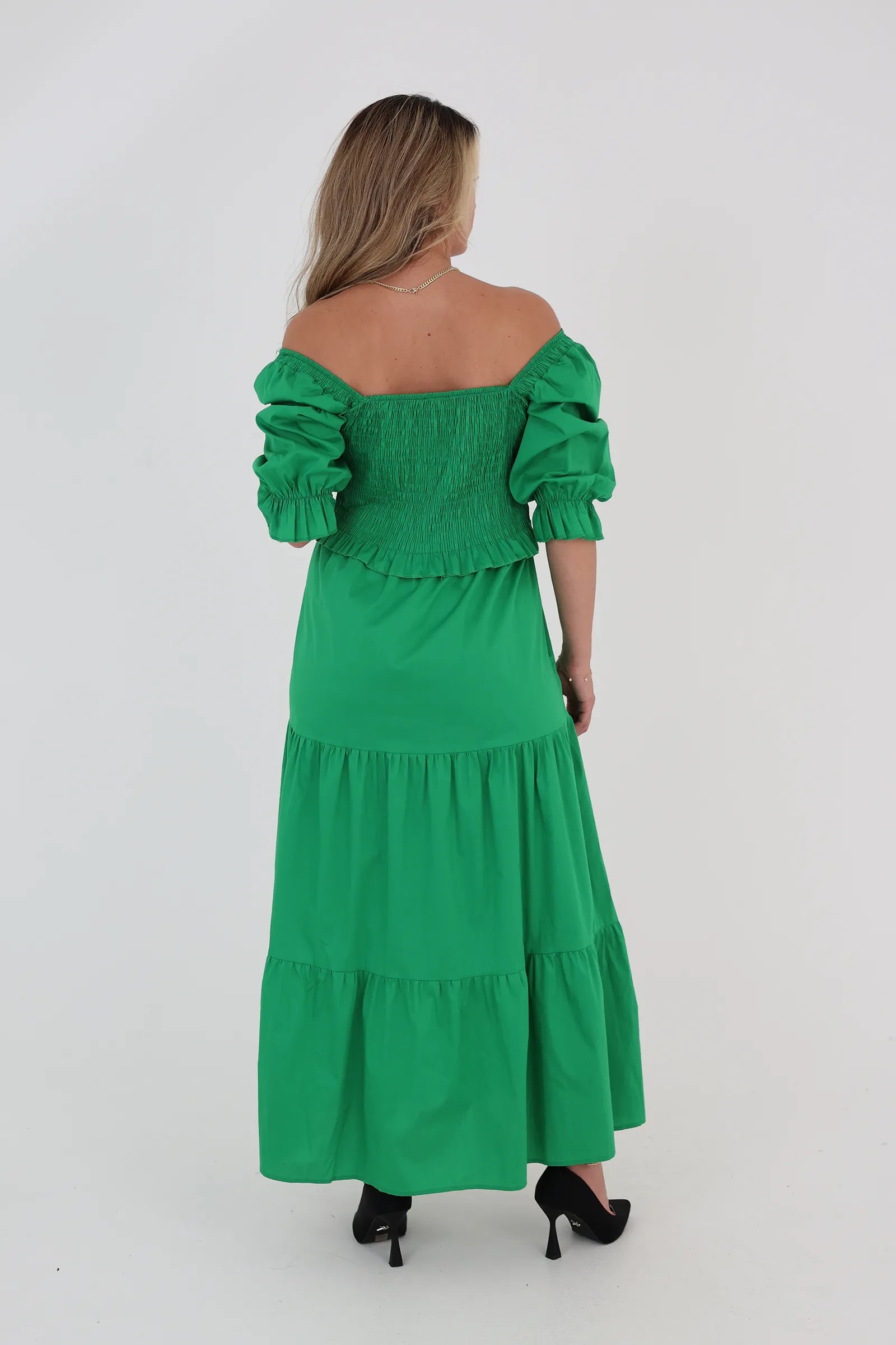 Fustan boho green