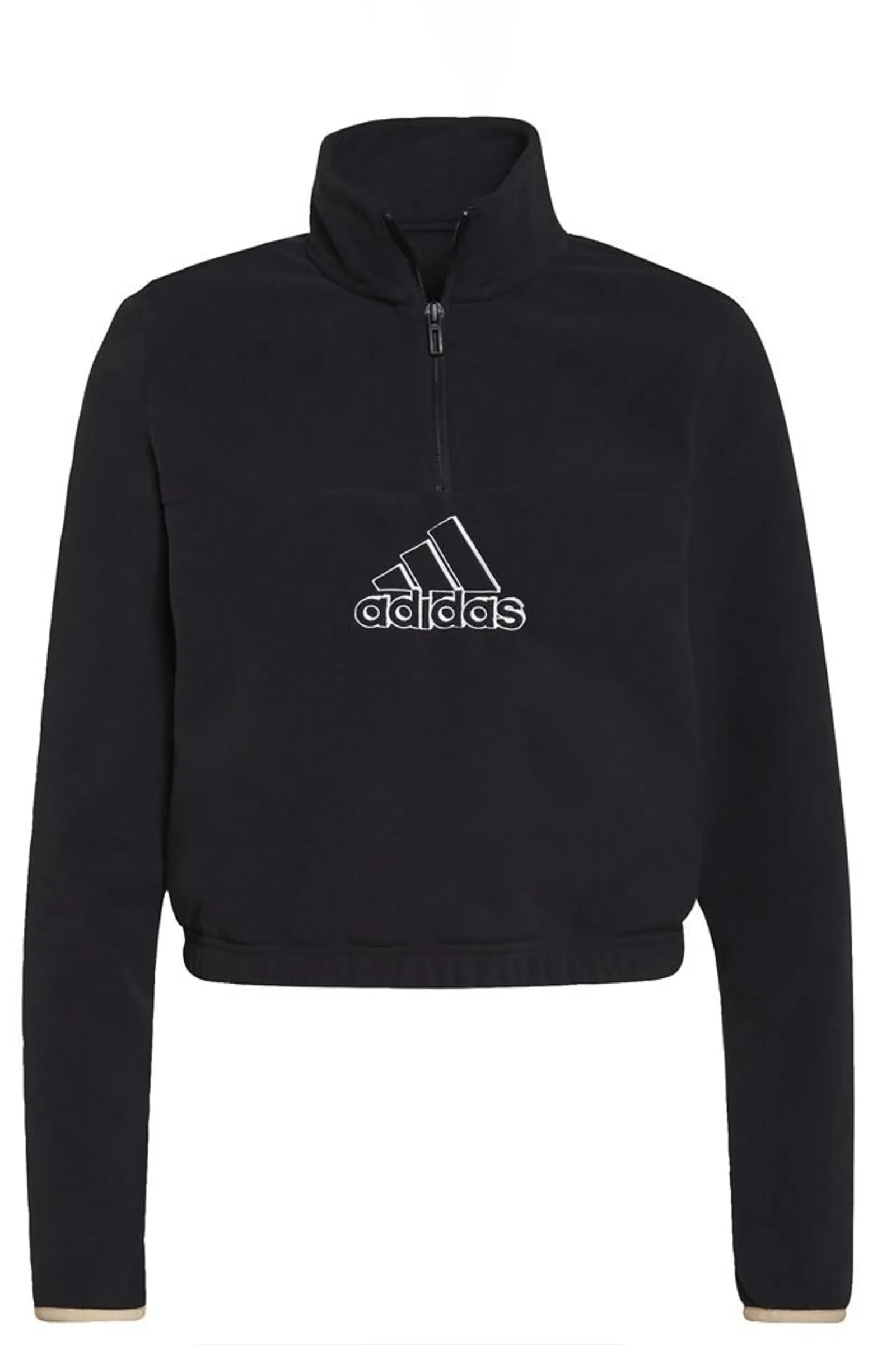 DUKS adidas Brand Love Polar Fleece Embroidered Logo Half-Zip Sweatshirt GS1356