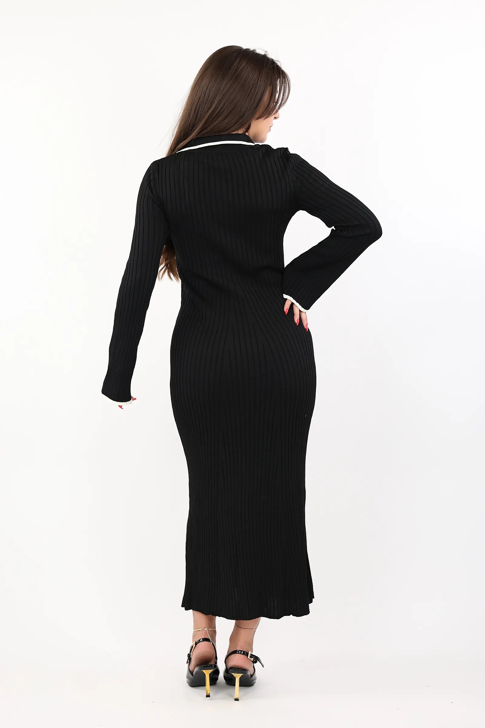 FUSTAN COLLARED KNIT