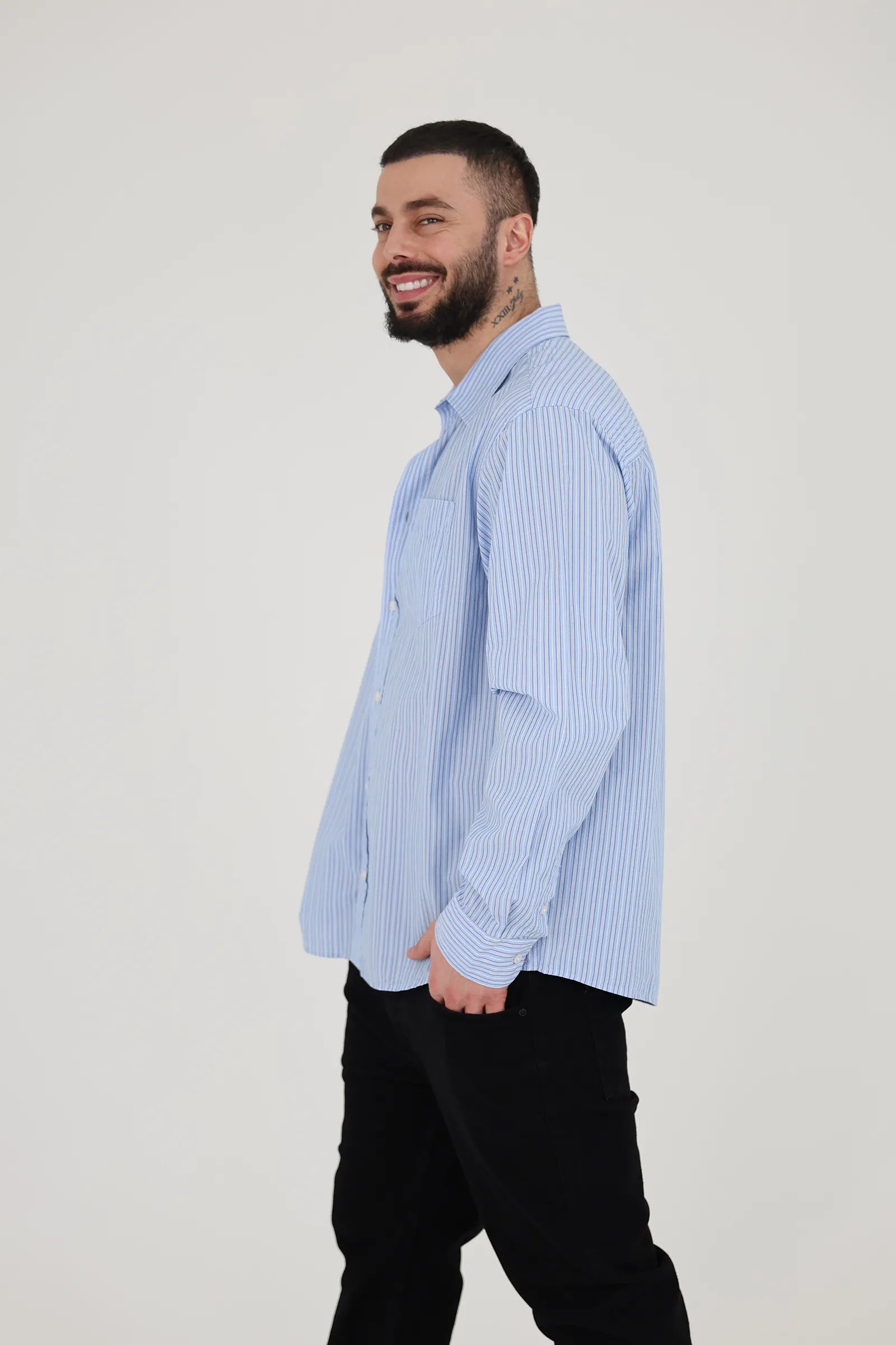 Kemishe vertical stripe