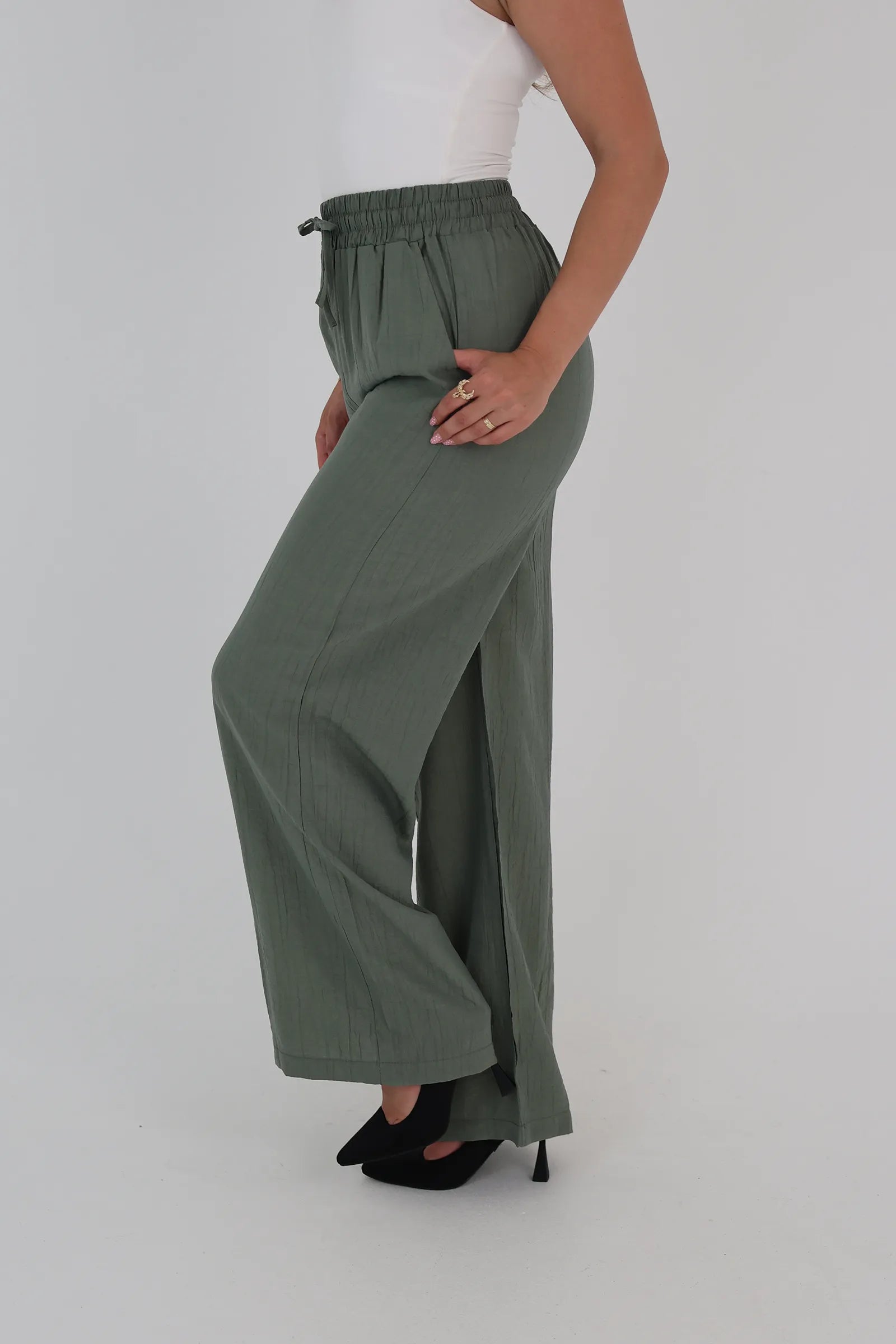 Pantallona waist linen