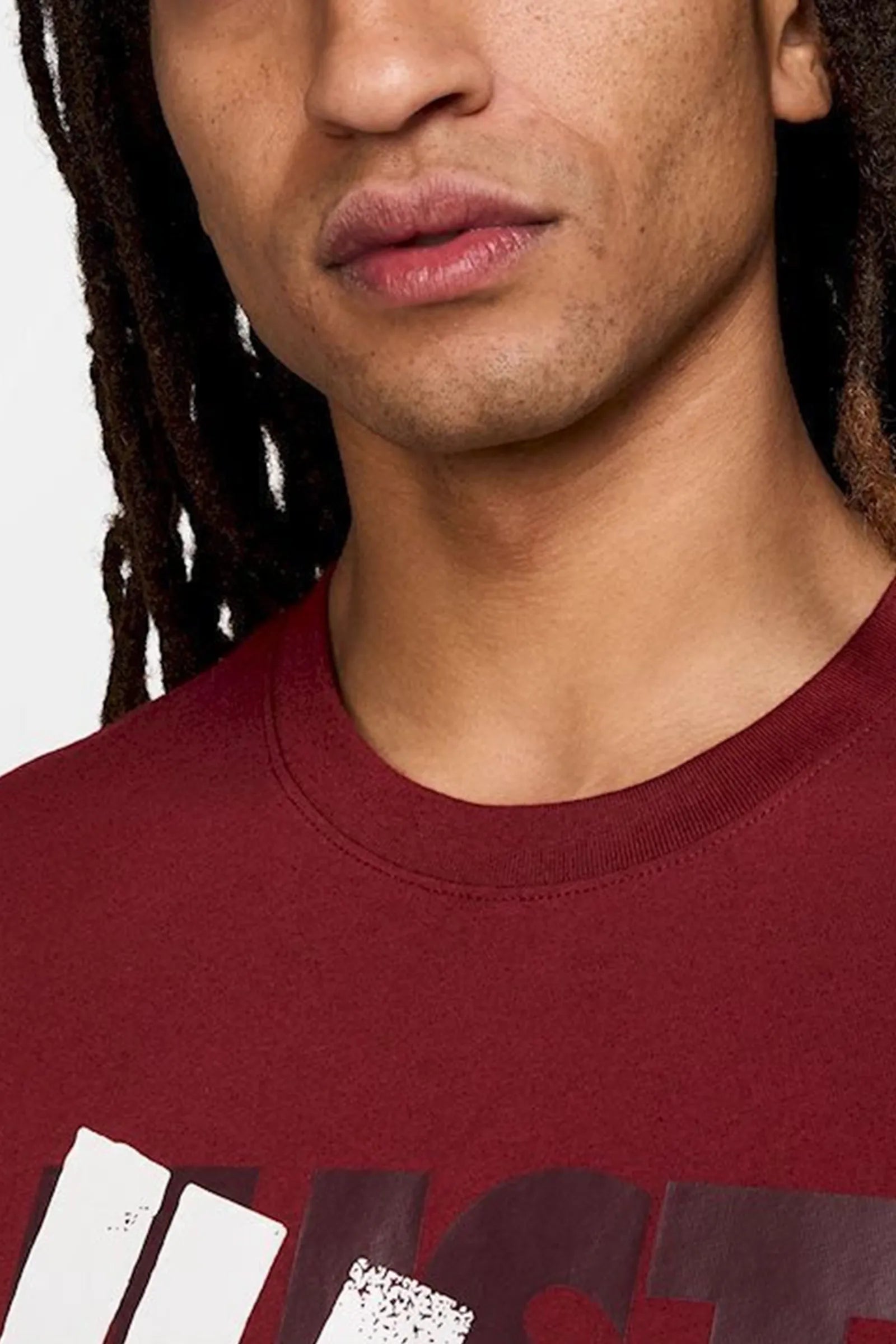 MAICË NIKE ATHLETIC T-SHIRT BURGUNDY