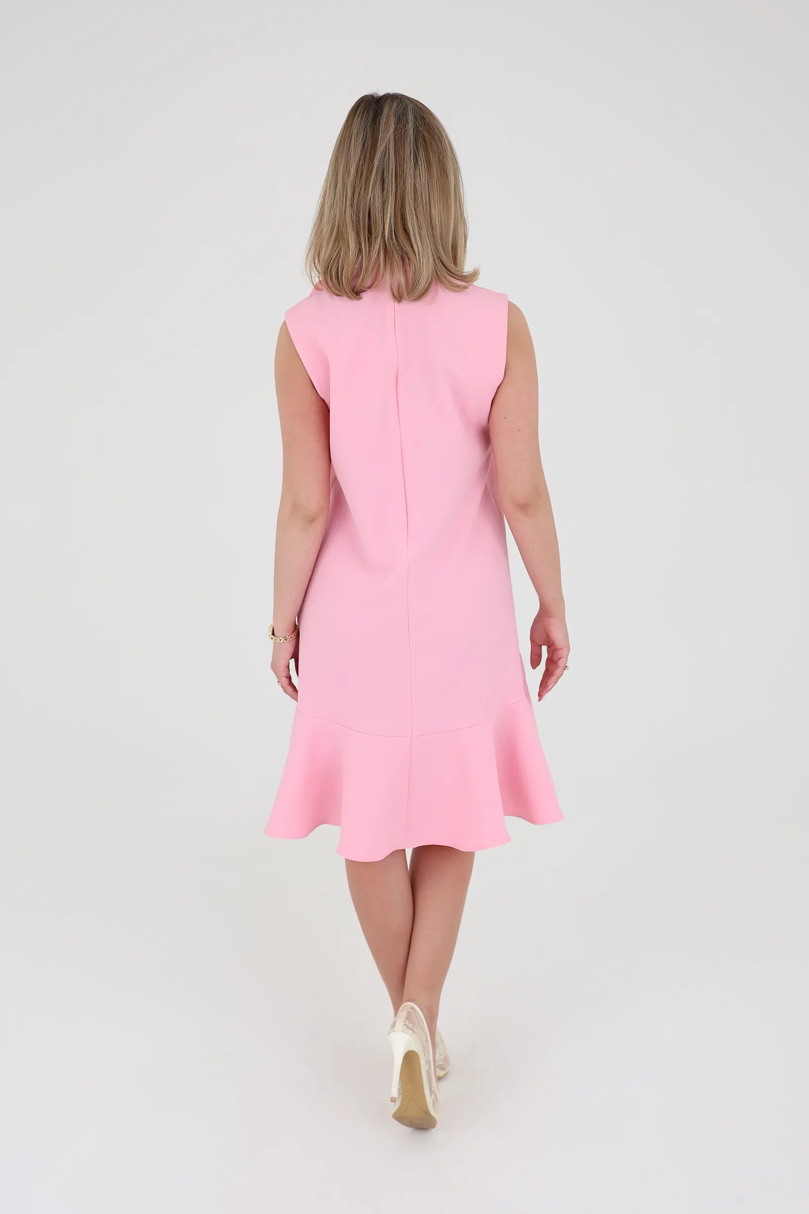 Fustan blush pink