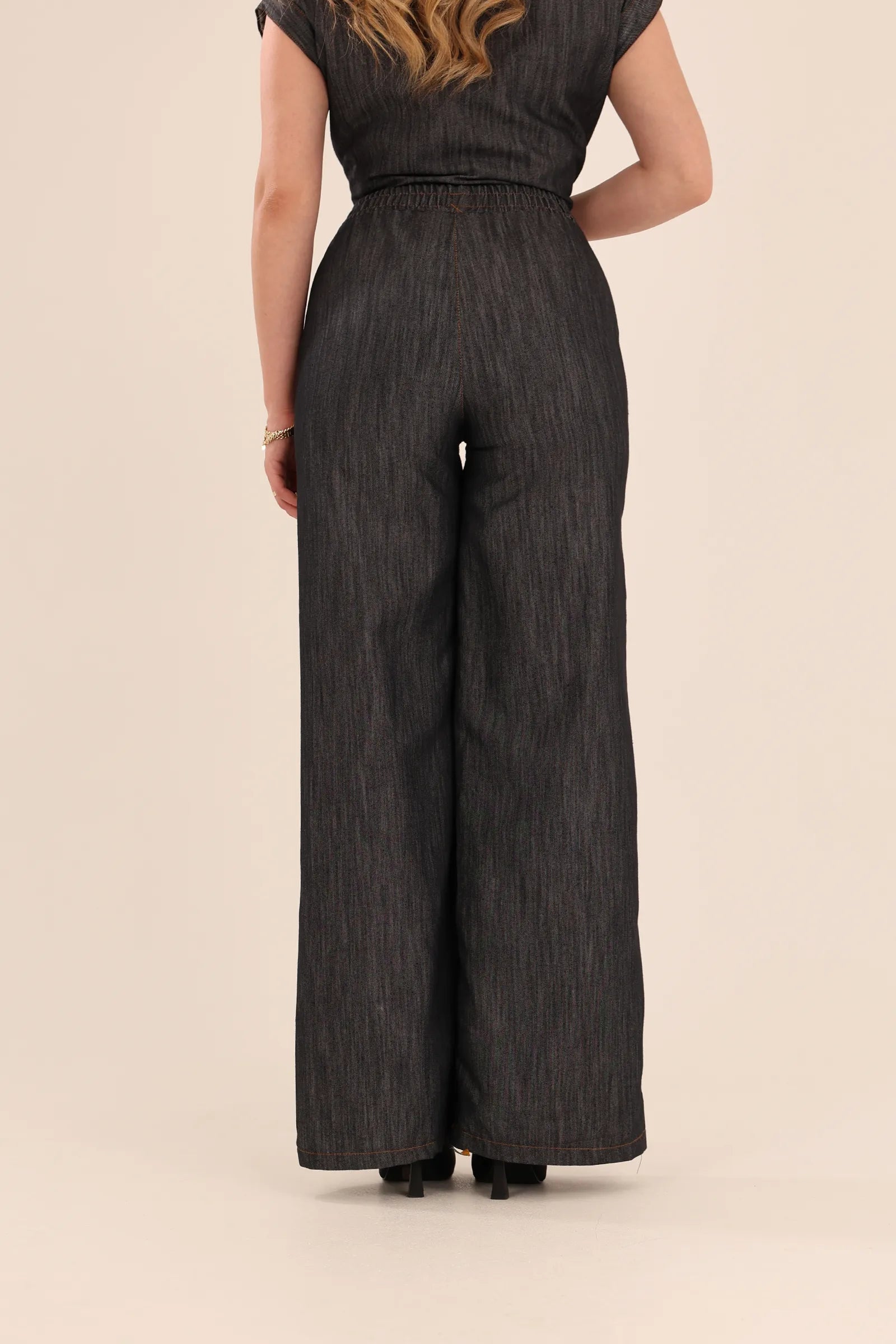Pantallona denim look