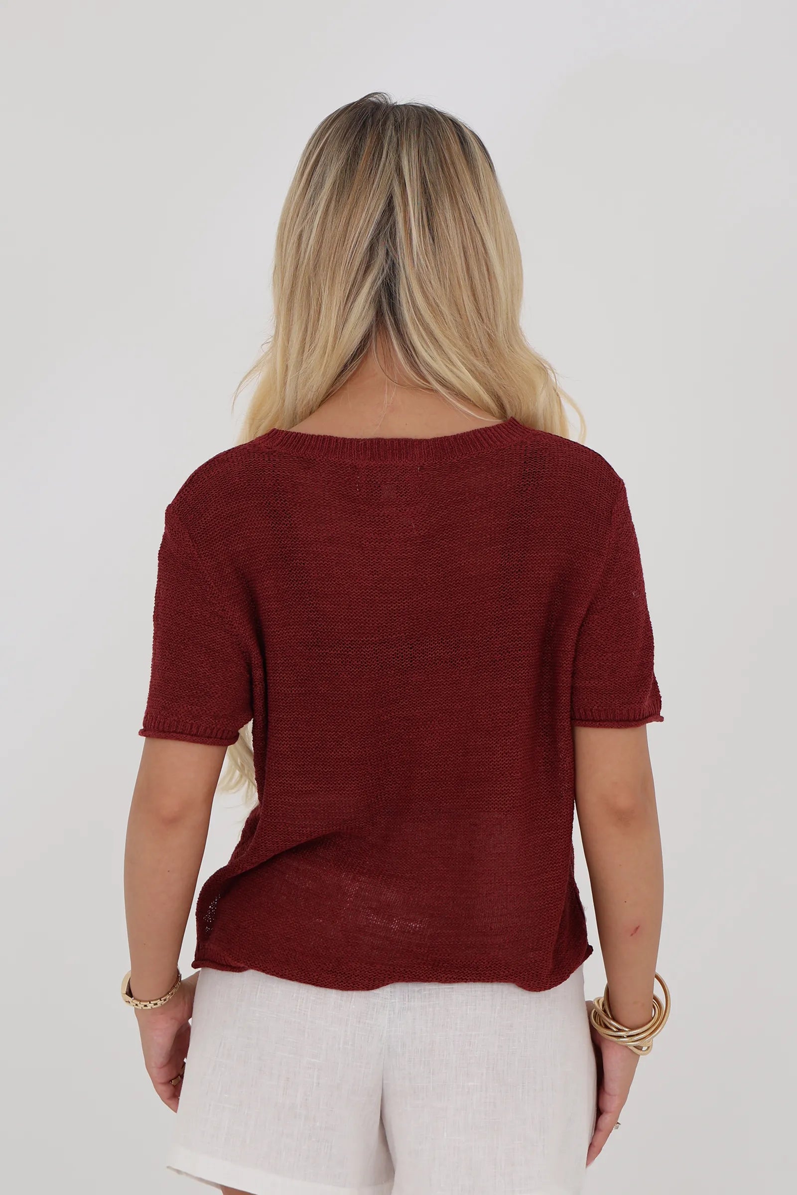 Maice open knit
