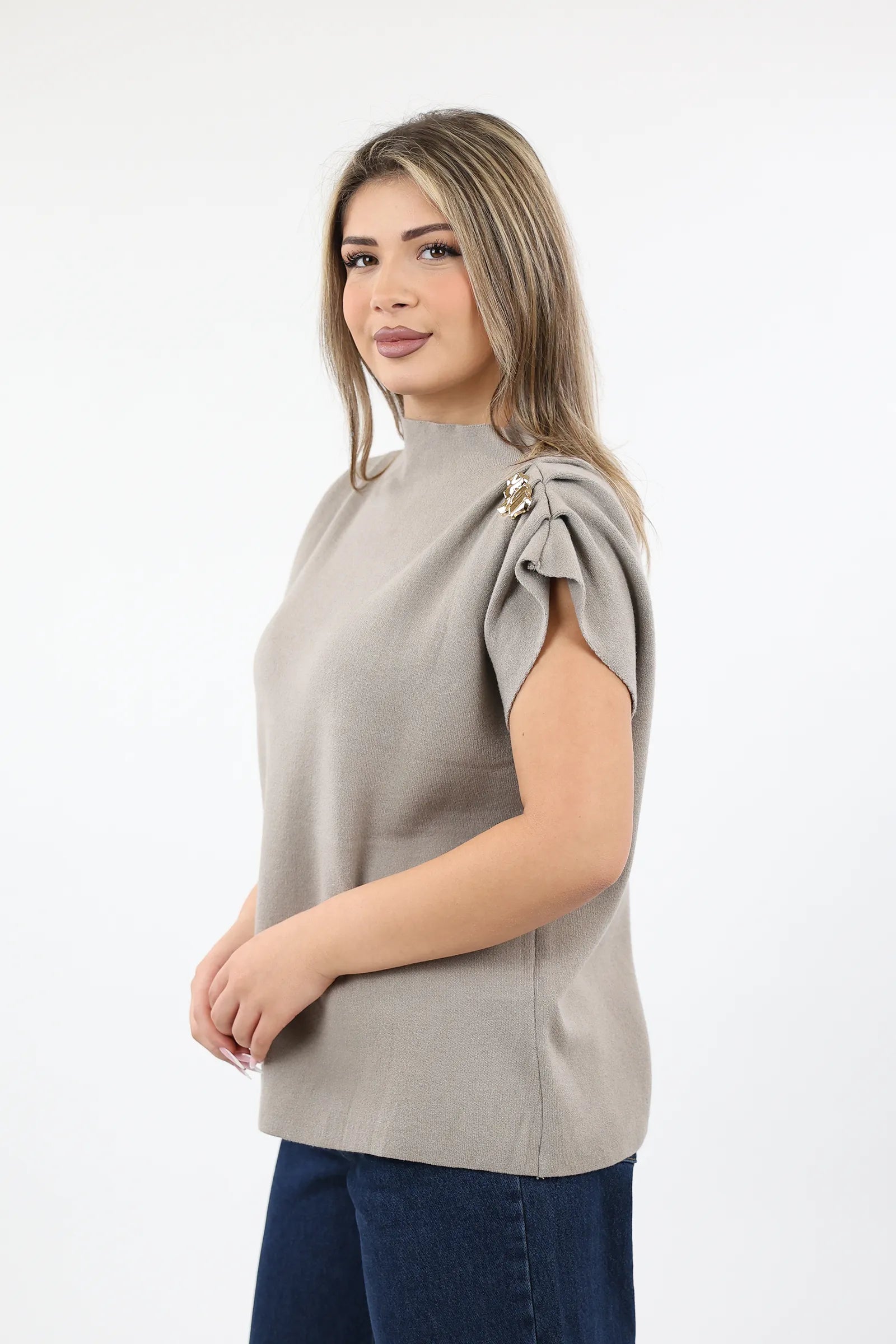 MAICË CAP SLEEVE TOP