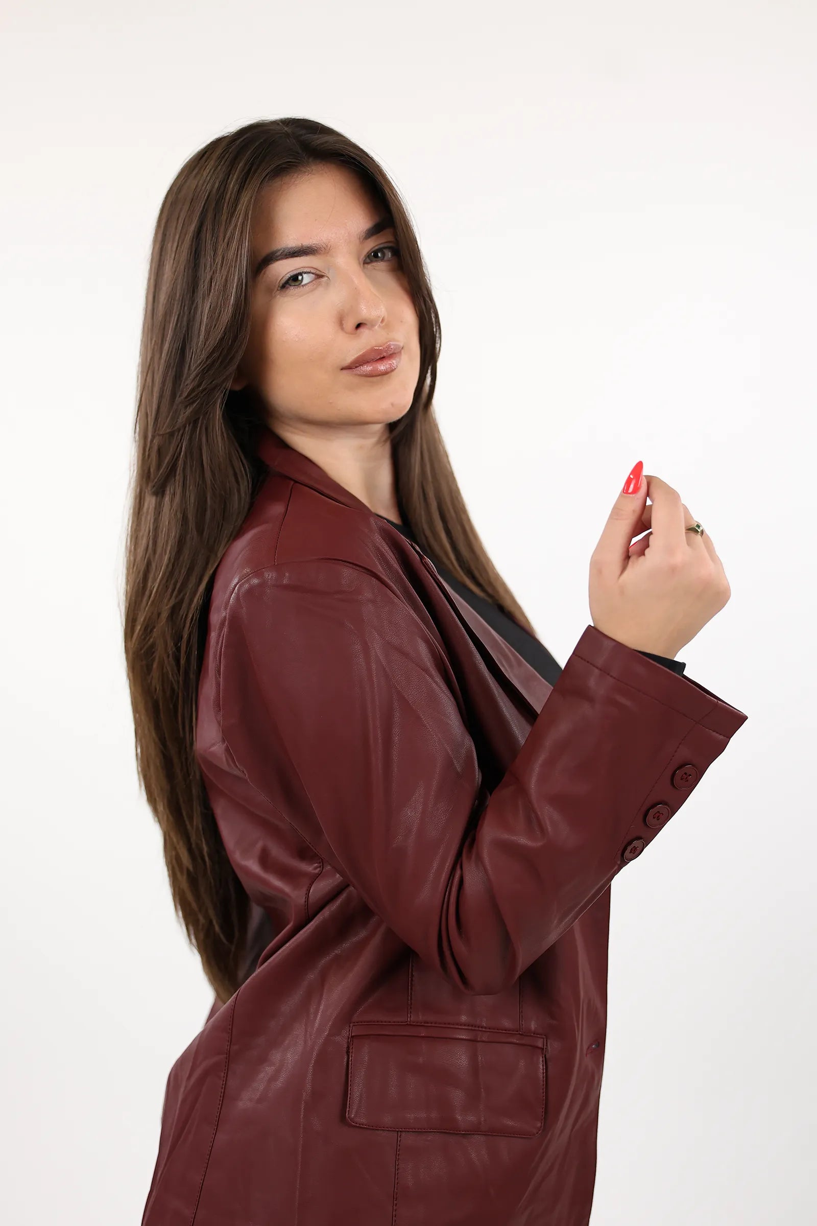 JAKNE DARK RED