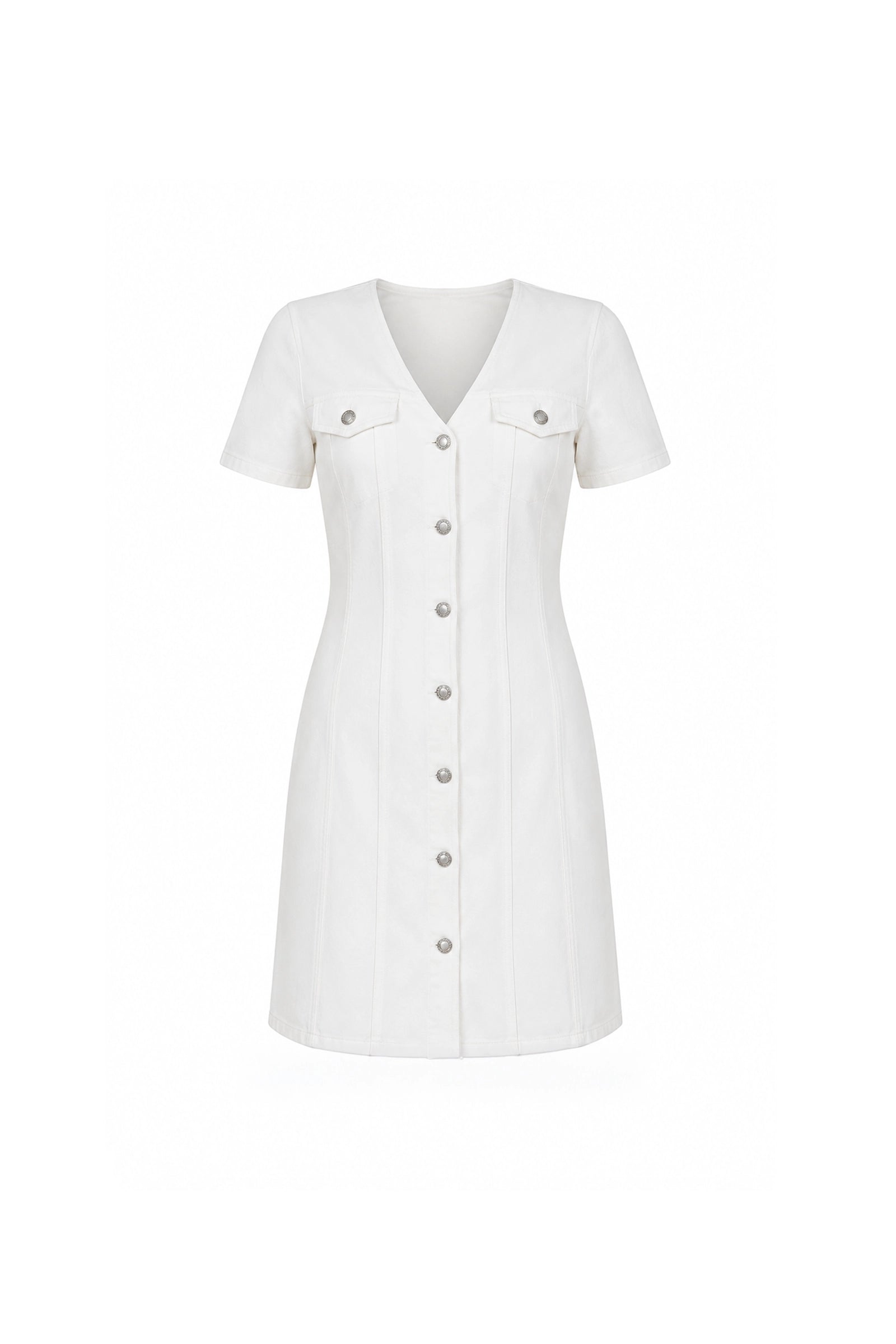 Fustan v-neck
