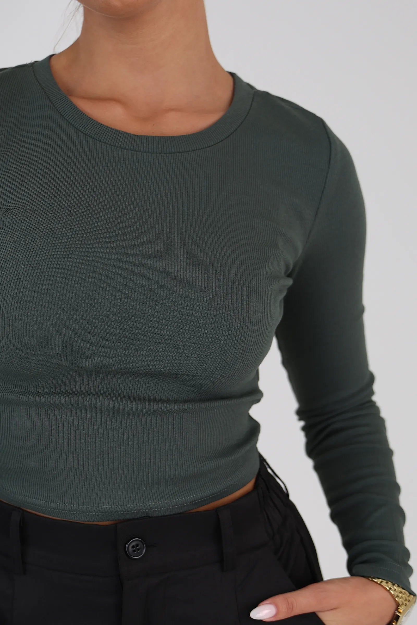 Bluze crewneck crop