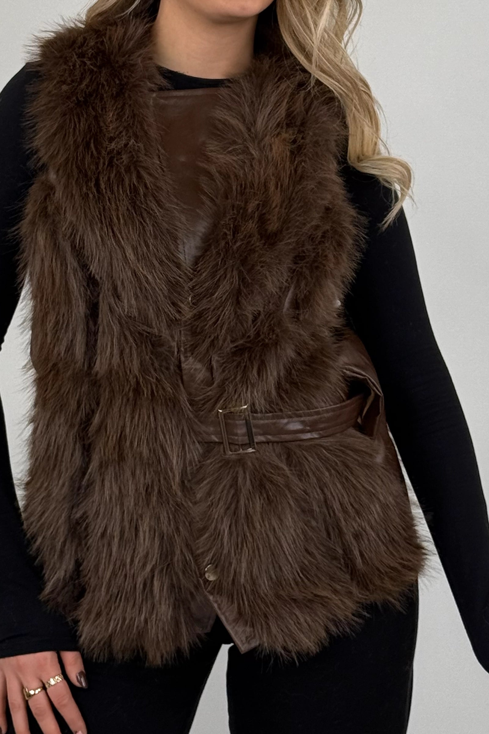 Jelek fur body warmer