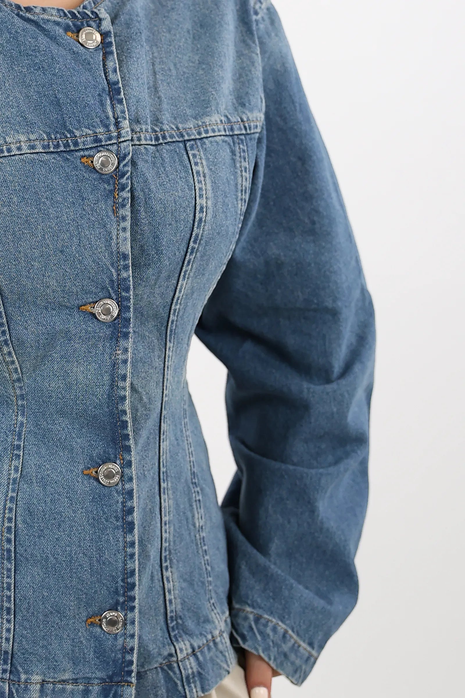 JAKNE DENIM ASYMMETRIC