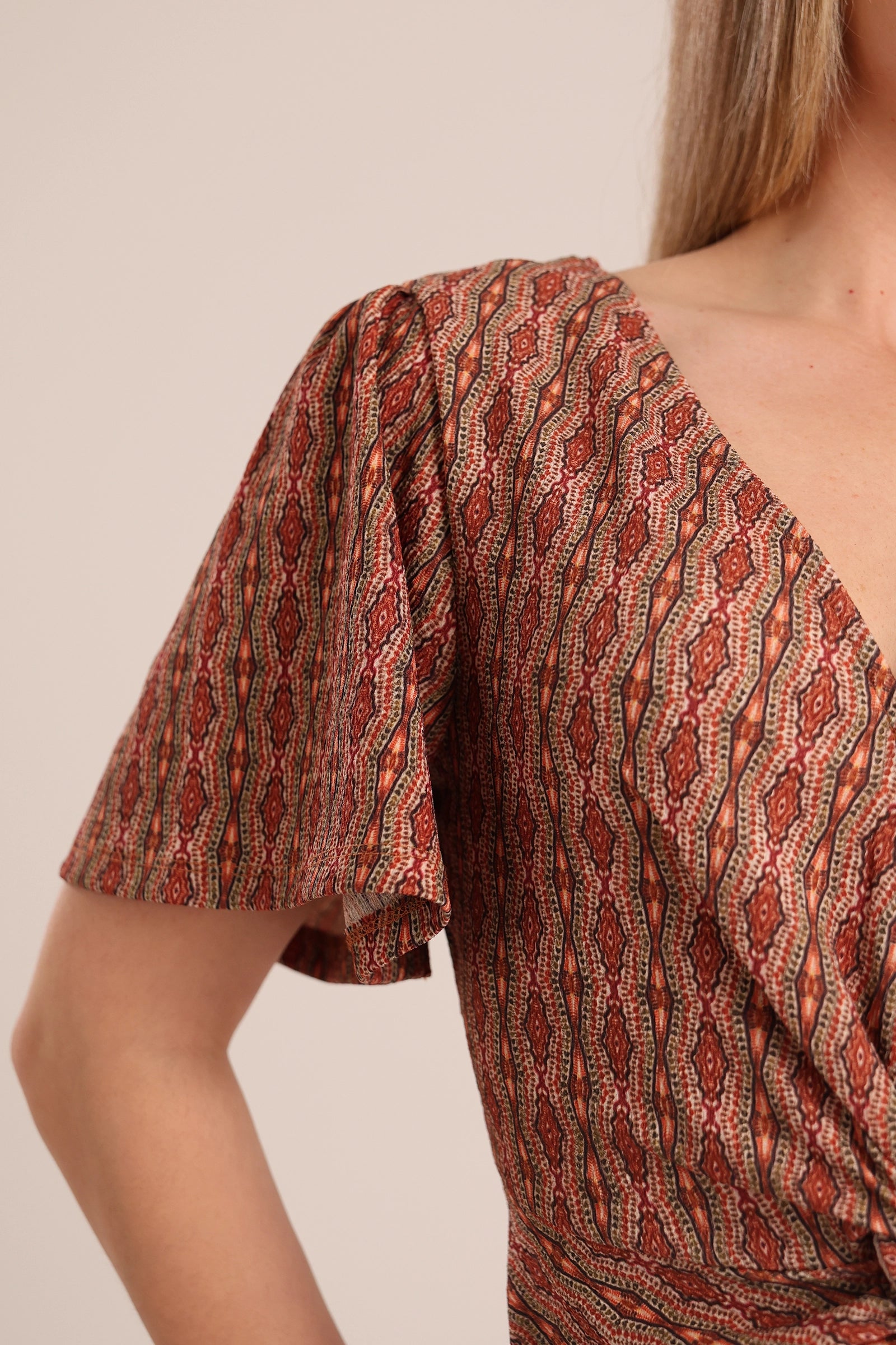 Kombinezon twist front printed