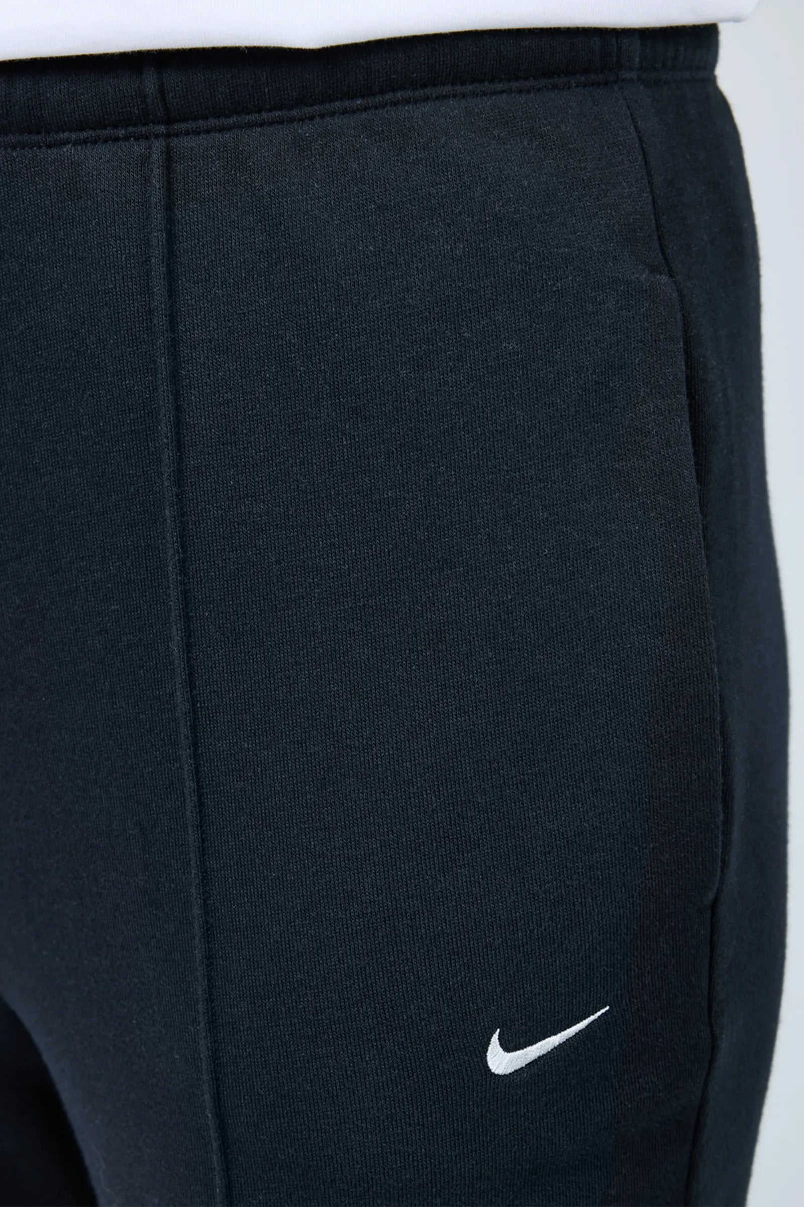 TRENERKA Nike  Chill Terry Slim-Fit French Terry Fabric Women's Black Tracksuit Bottoms