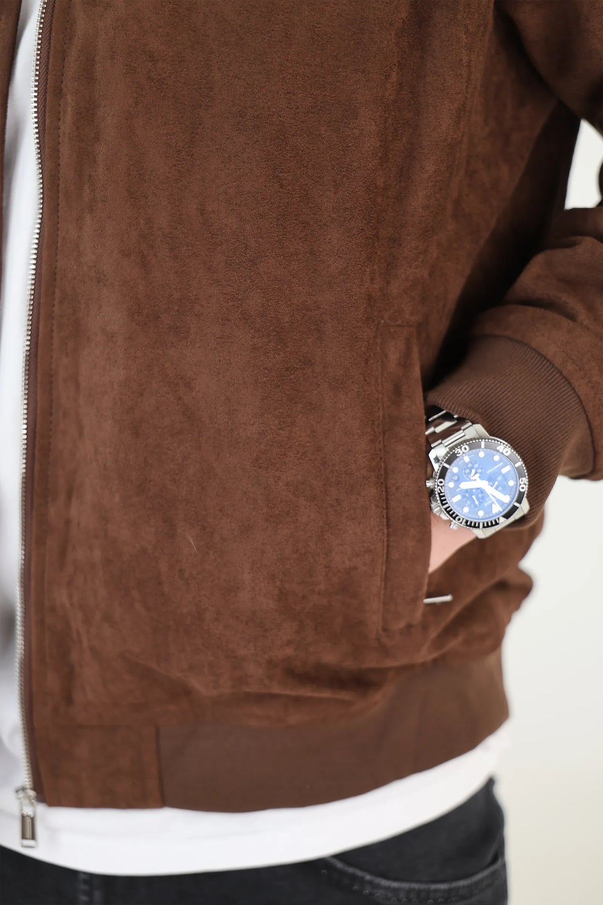 Jakne suede bomber
